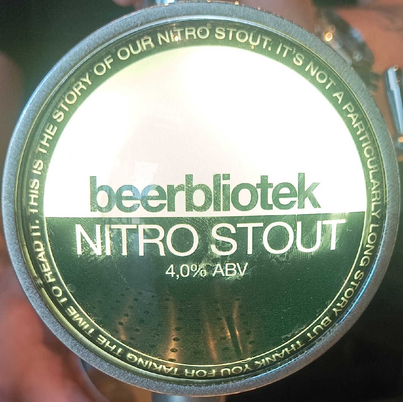 Nitro Stout, Beerbliotek