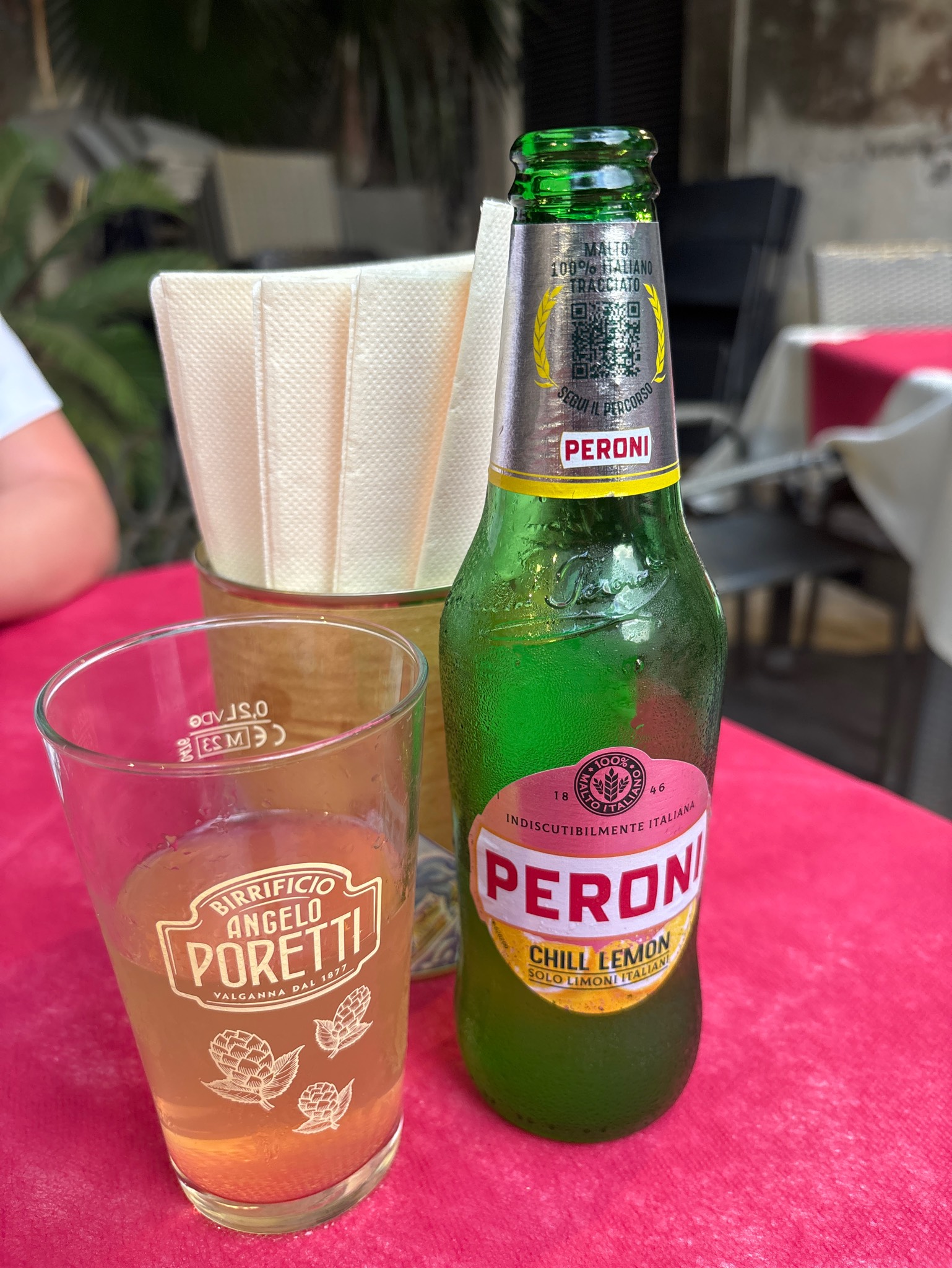 Peroni Chill Lemon, Italy
