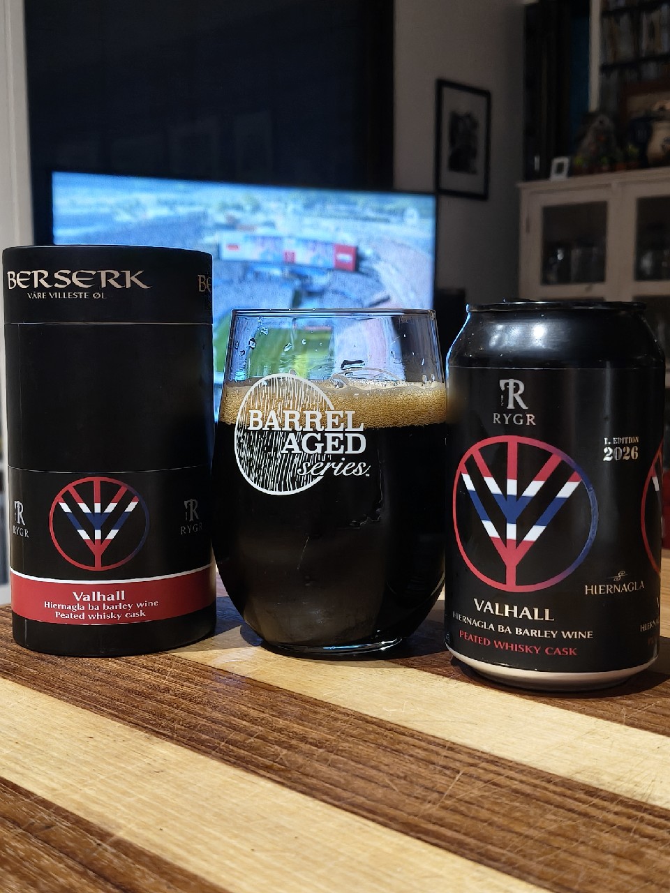 Valhall Hiernagla Peated Whiskey Cask, Rygr Brygghùs
