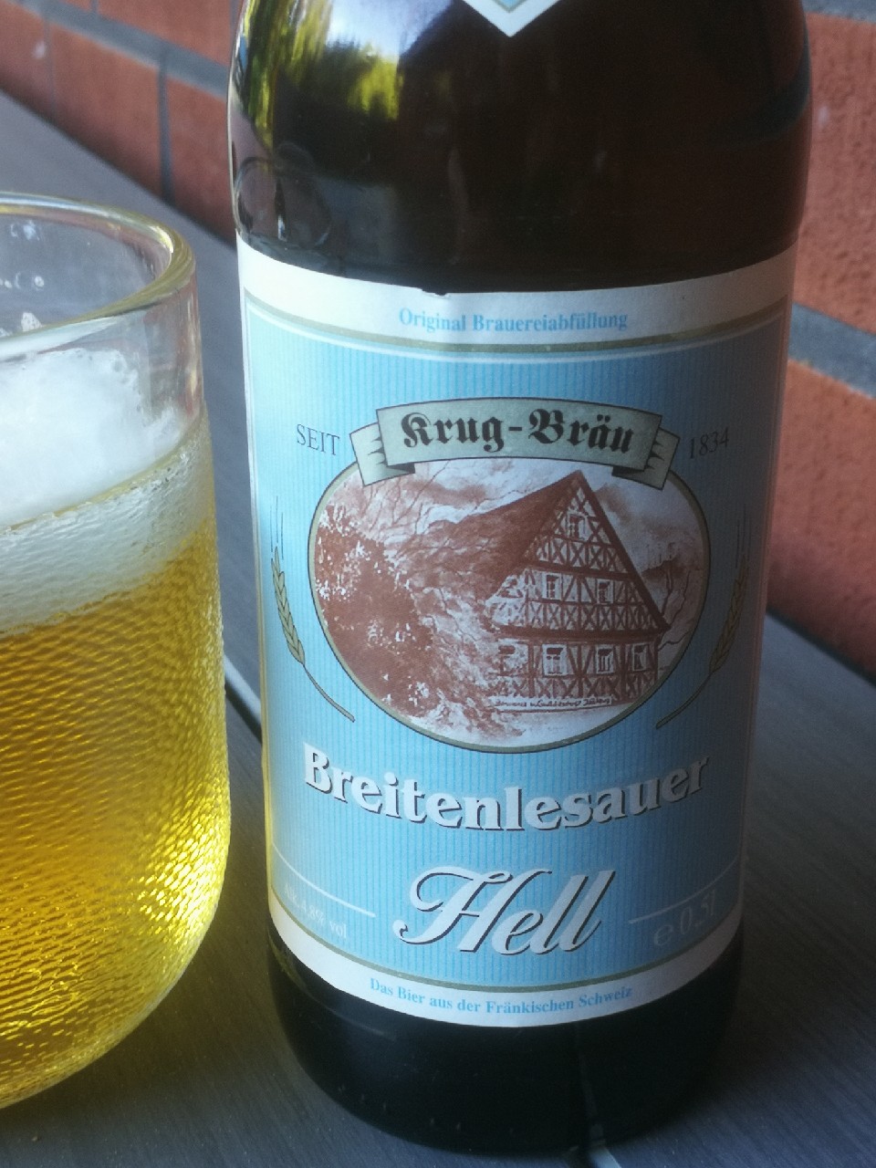 Breitenlesauer Hell, Krug-Bräu Breitenlesau