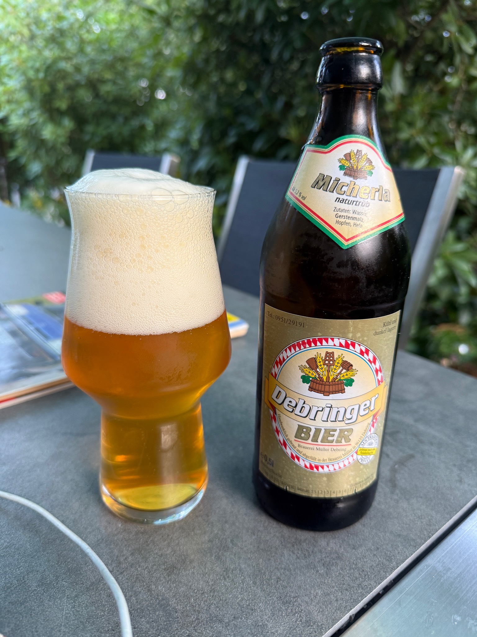 Debringer Micherla naturtrüb, Brauerei Müller in Debring