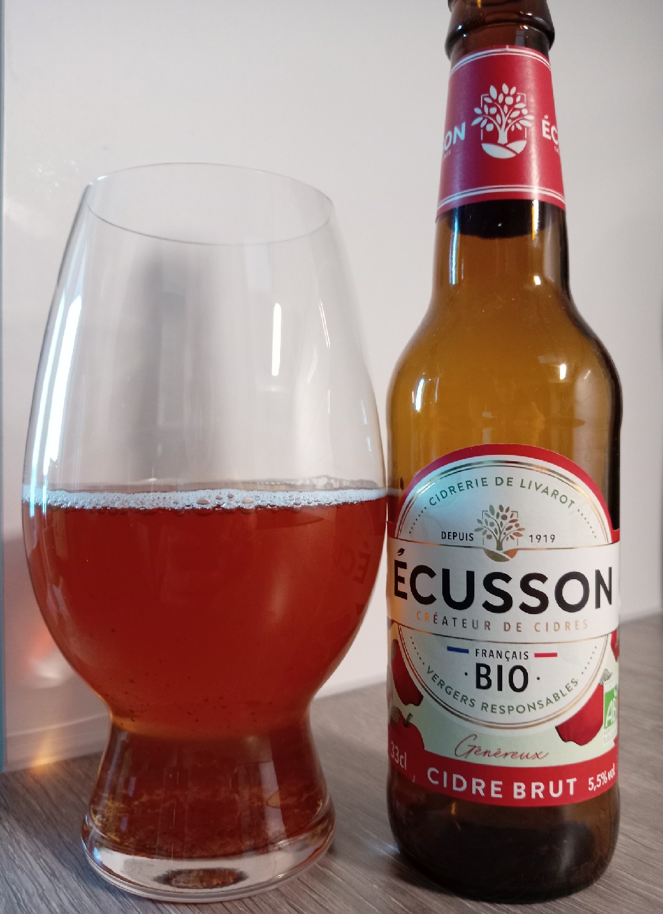Écusson Bio Brut Généreux, Cidreries Du Calvados La Fermière (CCLF - Écusson)