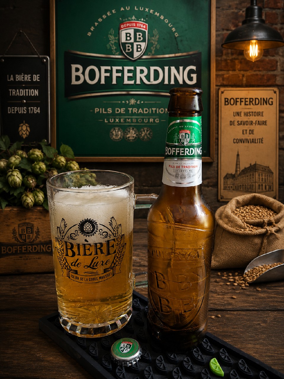 Bofferding Pils de Tradition, Luxembourg