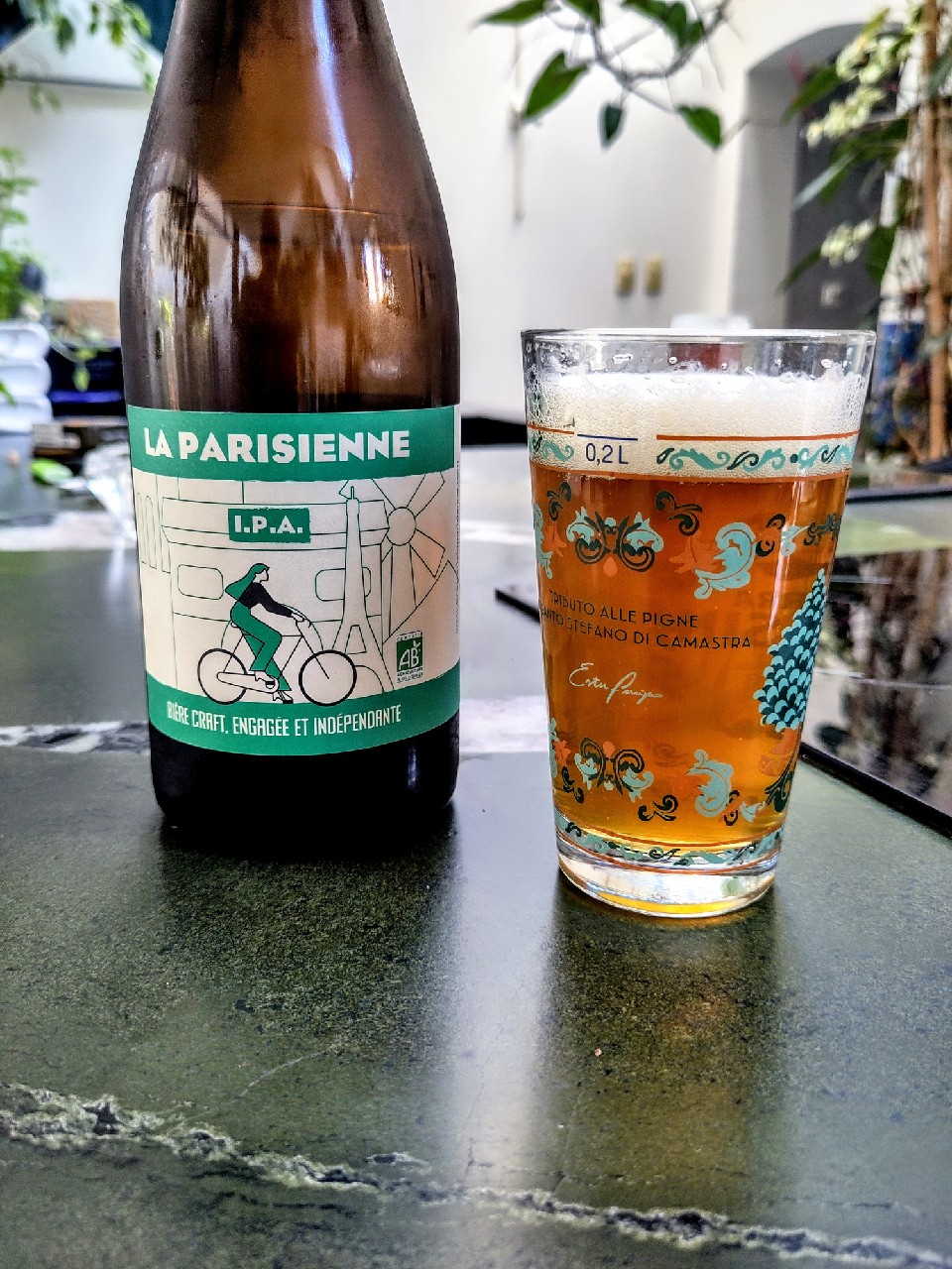 La Parisienne IPA Bio, Brasserie La Parisienne
