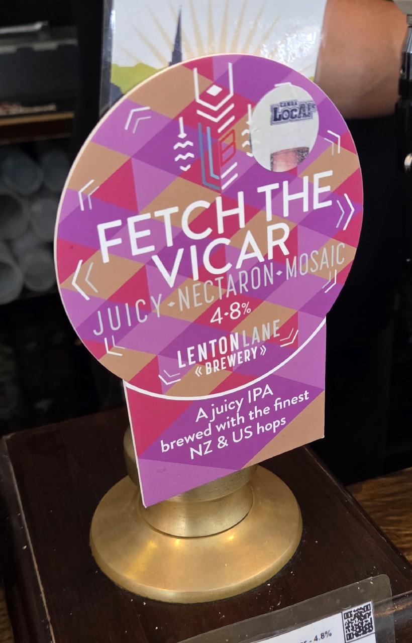 Fetch the Vicar, Lenton Lane Brewery