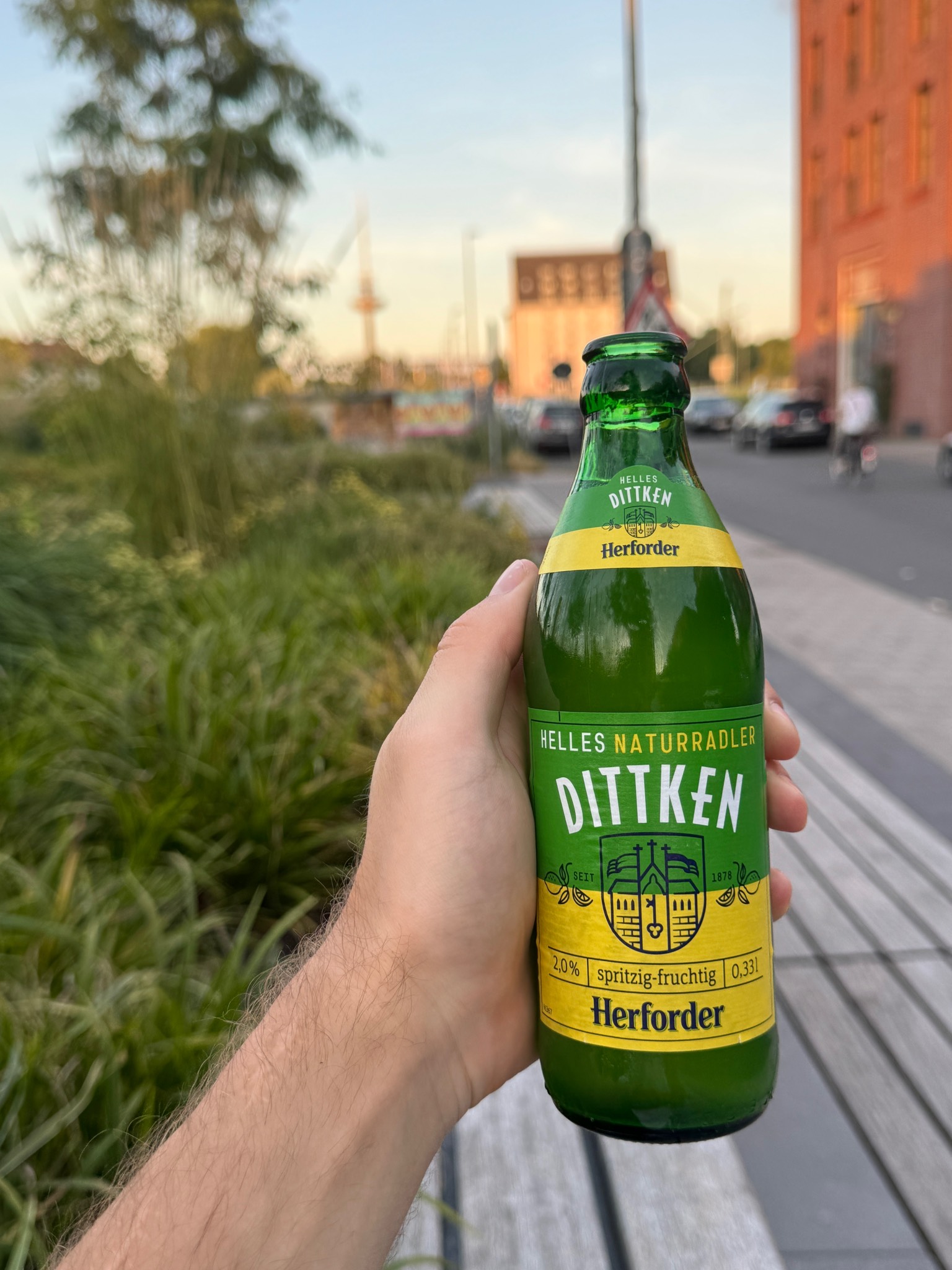 Helles Naturradler Dittken, Herforder Brauerei (Warsteiner)