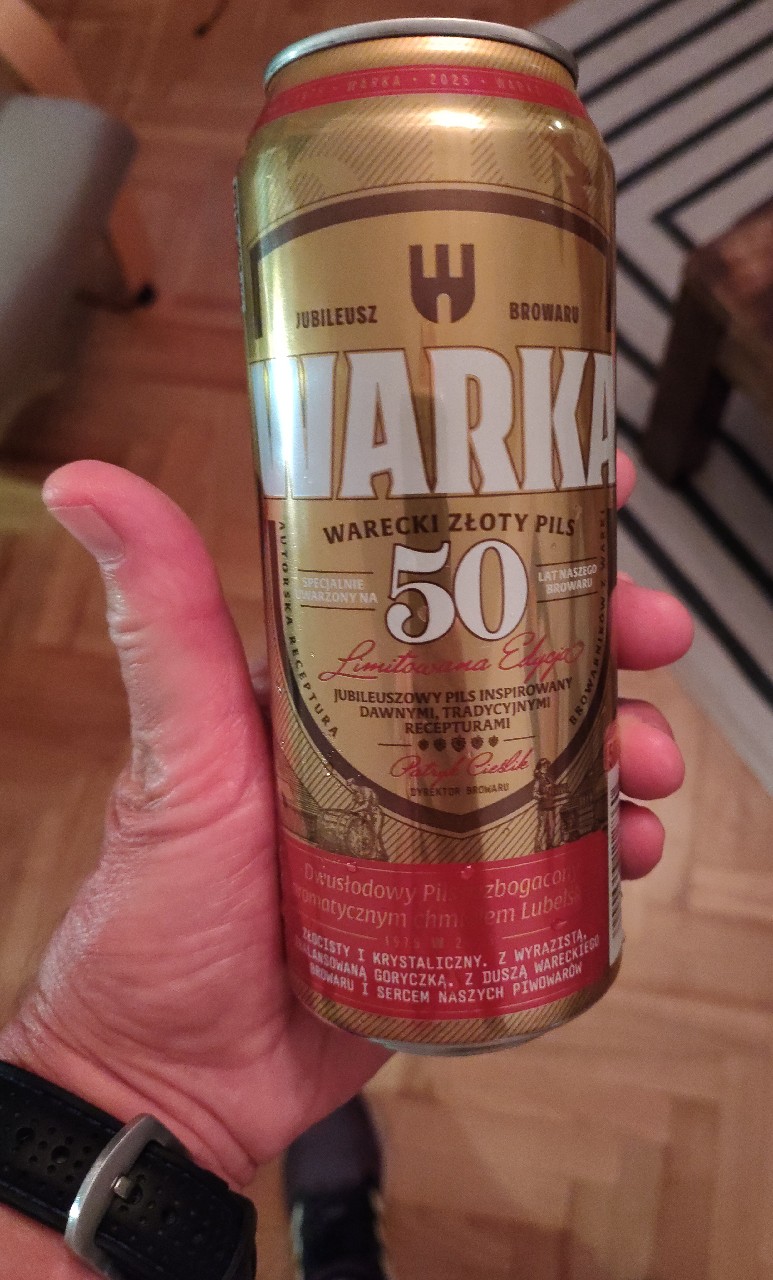 Warka Złoty Pils, Poland