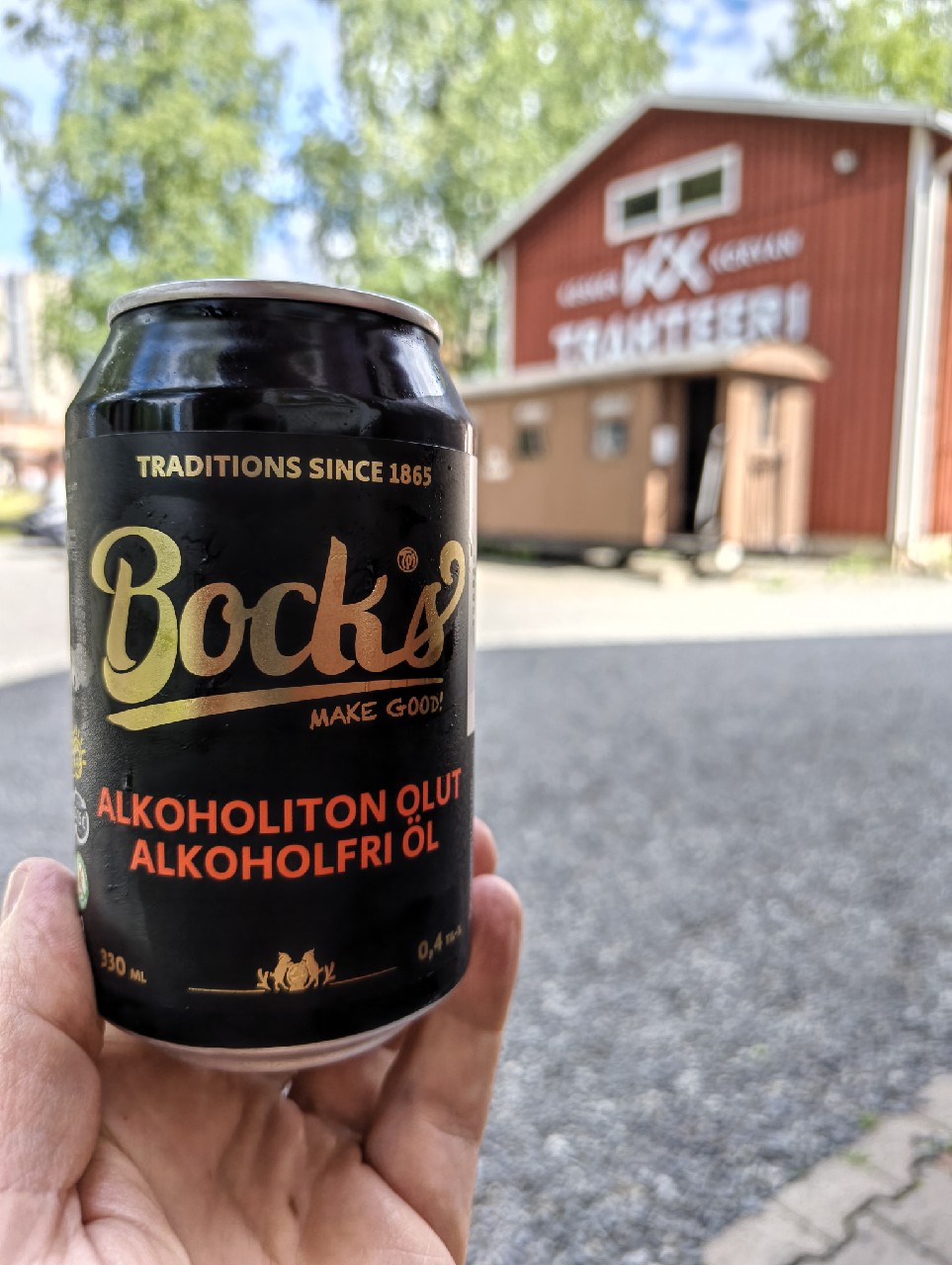 Bock's Alkoholiton Olut / Make Good!, Finland