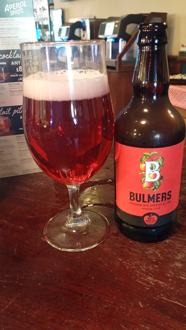 Bulmers Crushed Red Berries & Lime, England