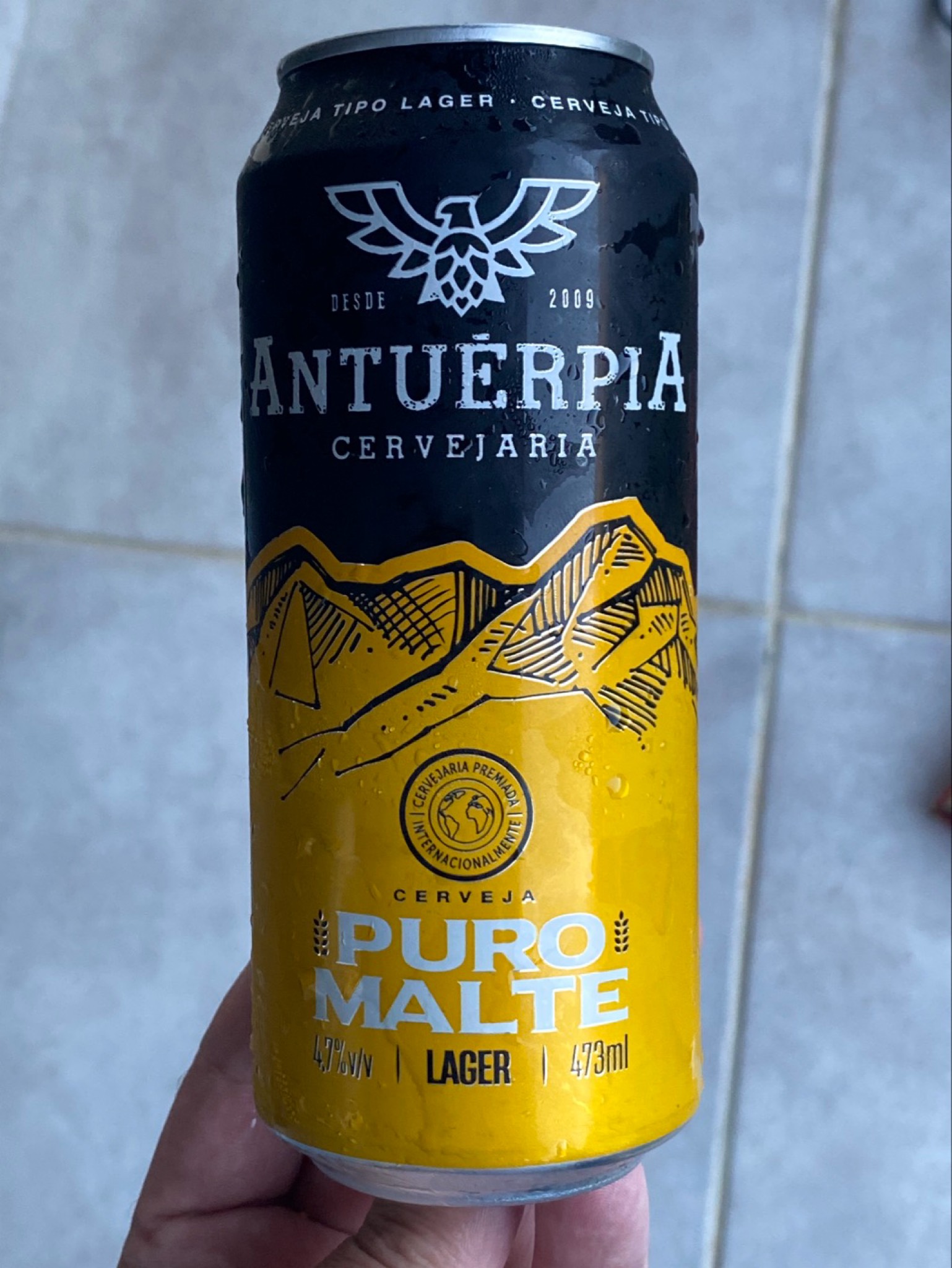 Lager puro malte, Antuérpia