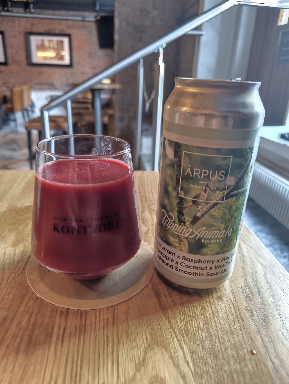 Blackcurrant x Raspberry x Mango x Pineapple x Coconut x Vanilla x Almond Smoothie Sour Ale, Latvia