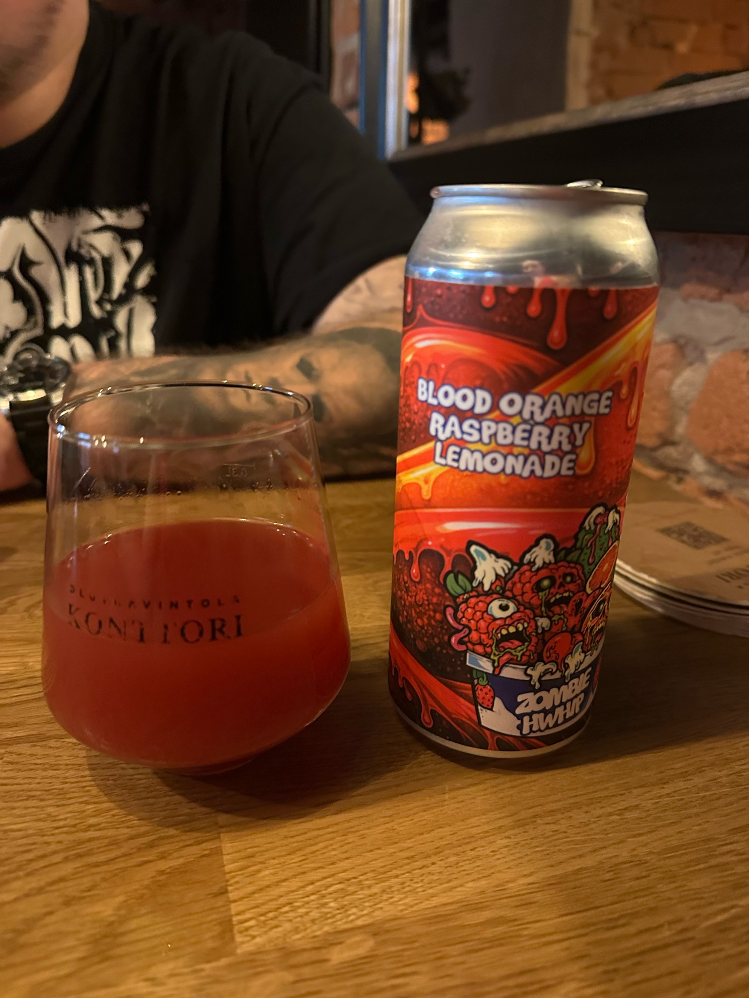Zombie HWhip: Blood Orange Raspberry Lemonade, Beer Zombies Brewing Co.