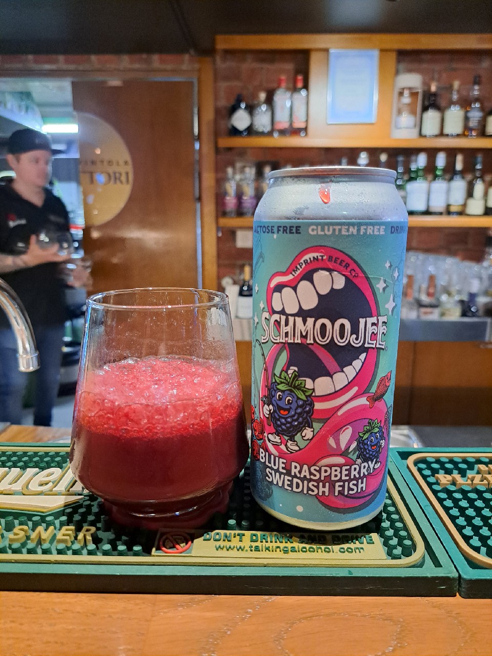 Schmoojee Blue Raspberry Swedish Fish, Imprint Beer Co.