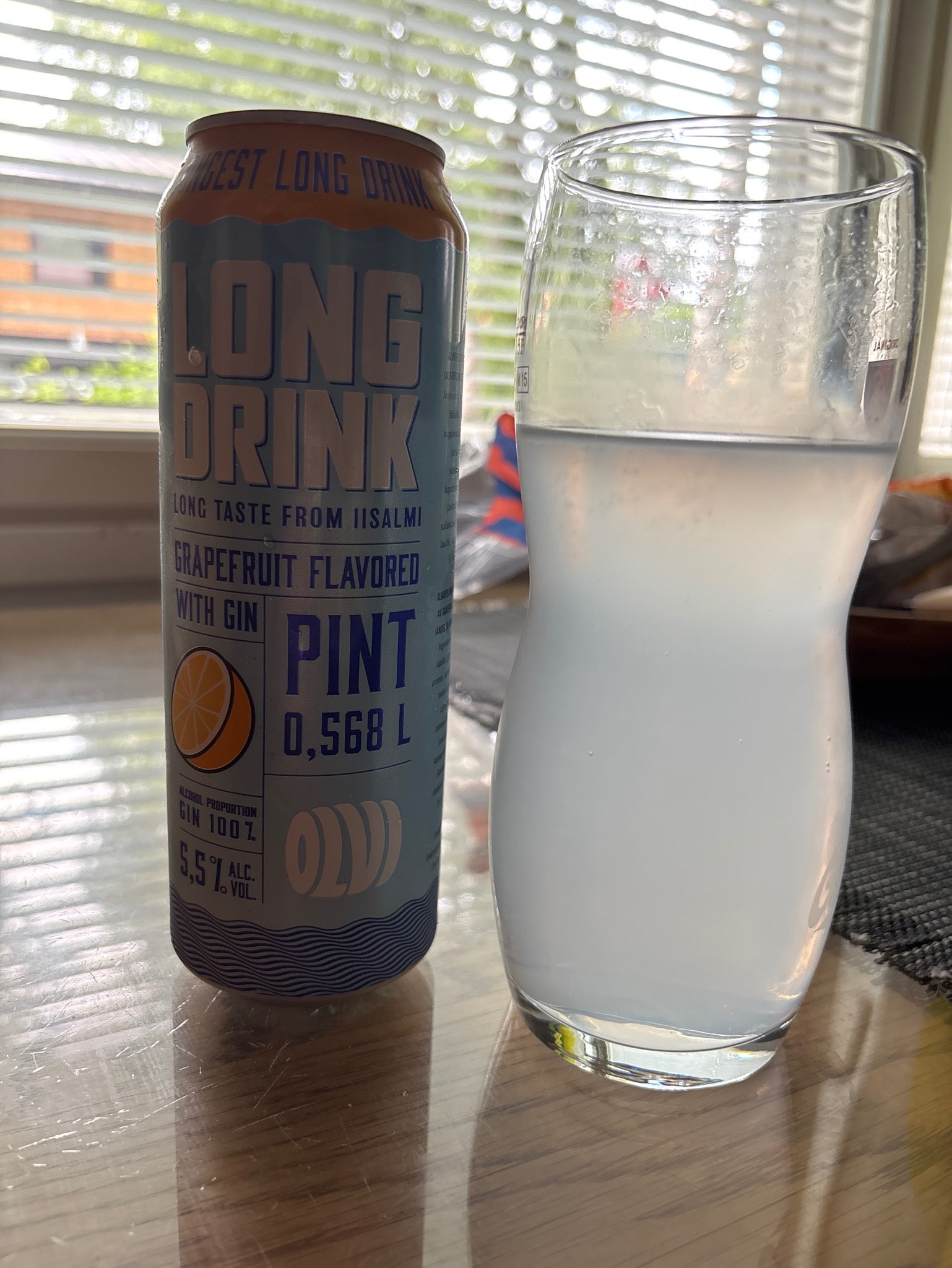OLVI Long Drink Grapefruit, Finland