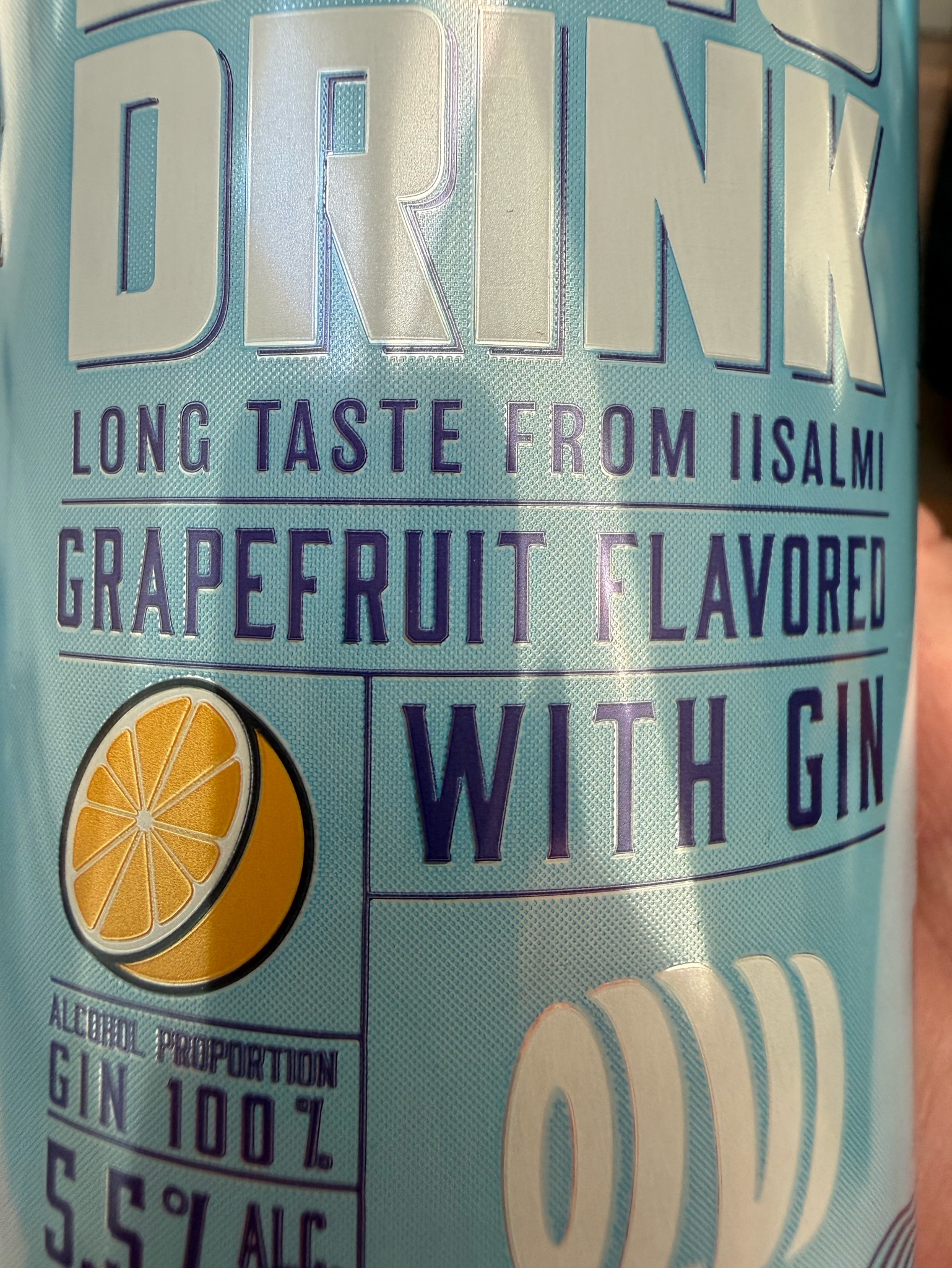 OLVI Long Drink Grapefruit, Finland