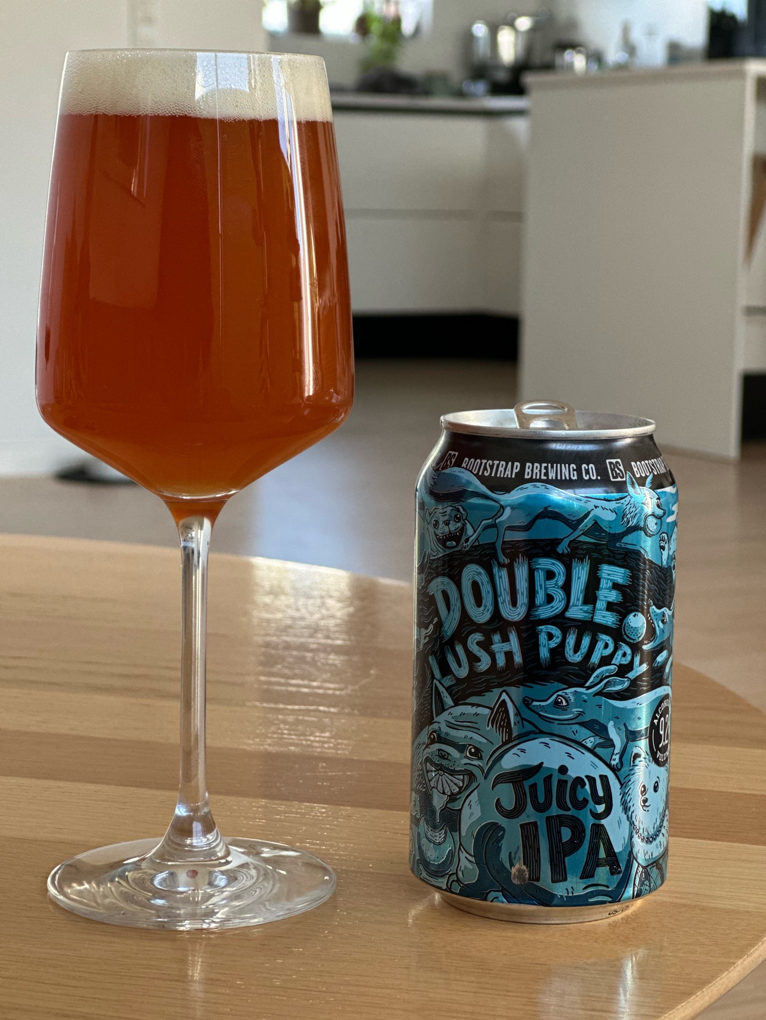 Double Lush Puppy @ Juicy IPA, Bootstrap Brewing