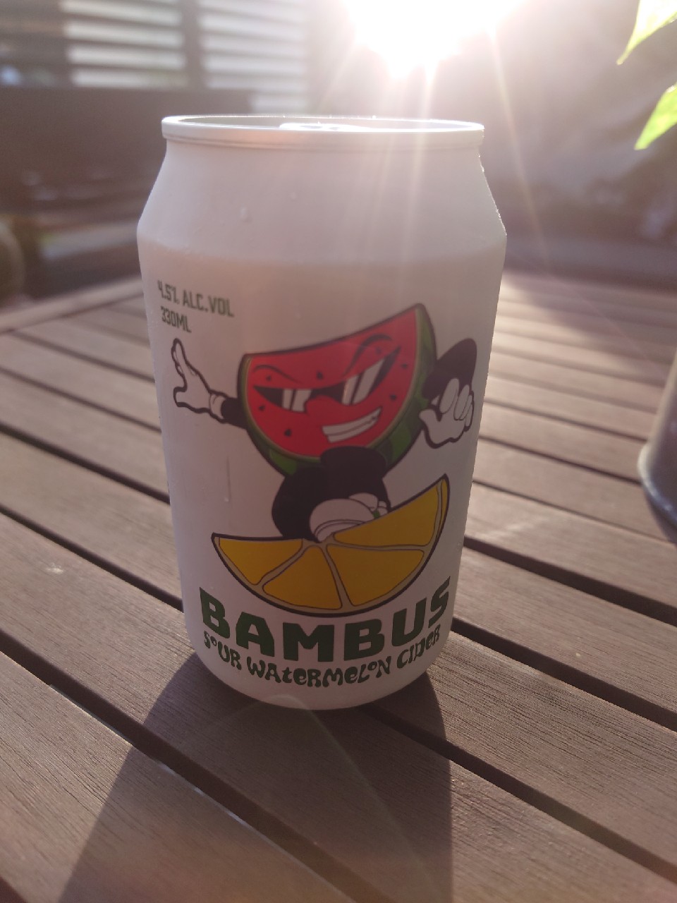Bambus Sour Watermelon, The Wine And Soda Company