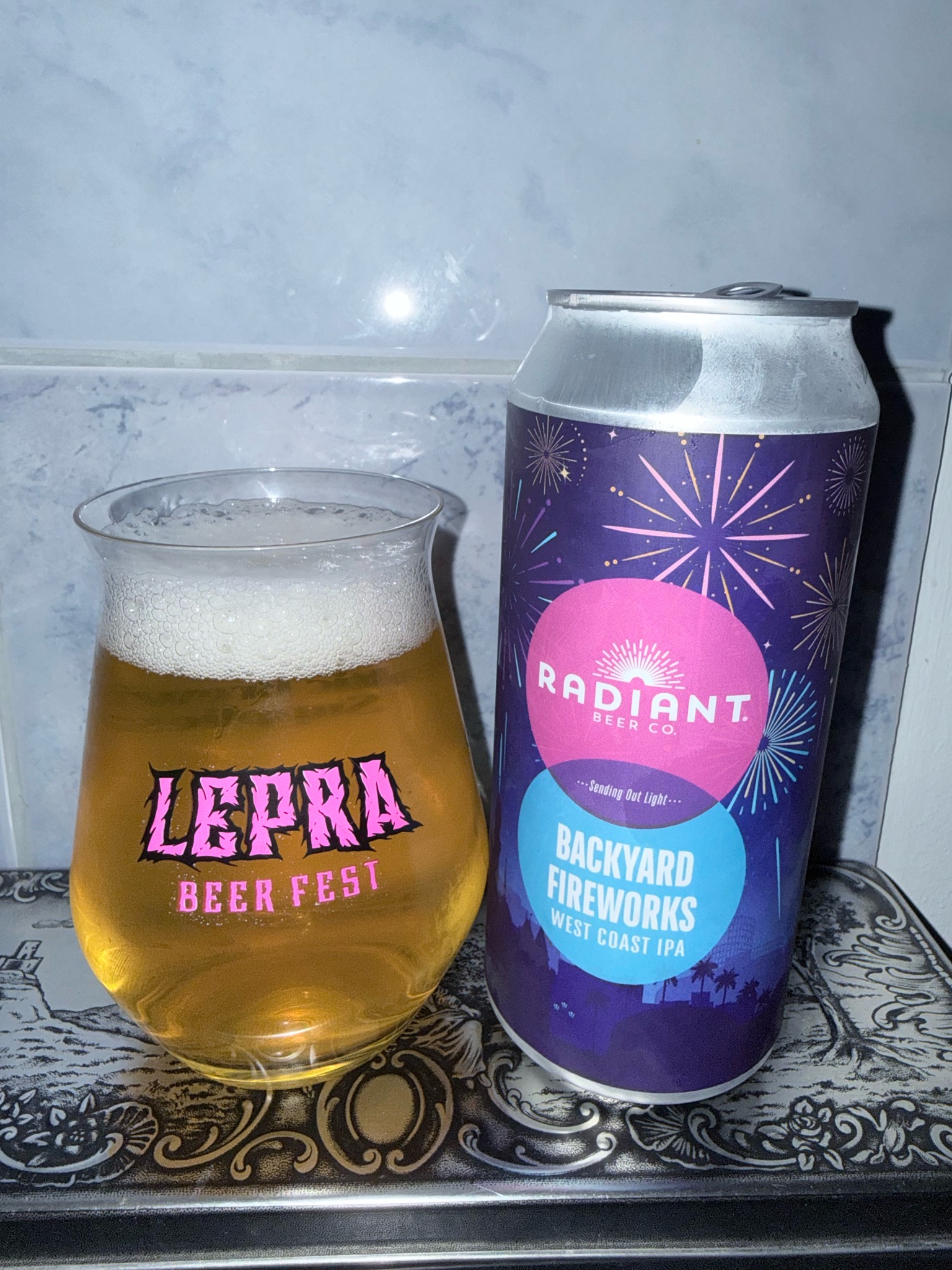 Backyard Fireworks, Radiant Beer Co