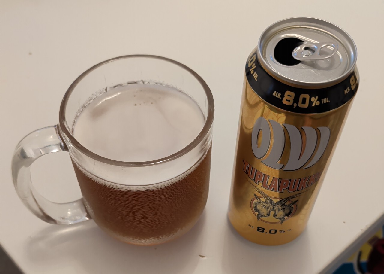 Olvi Tuplapukki 8.0%, Finland