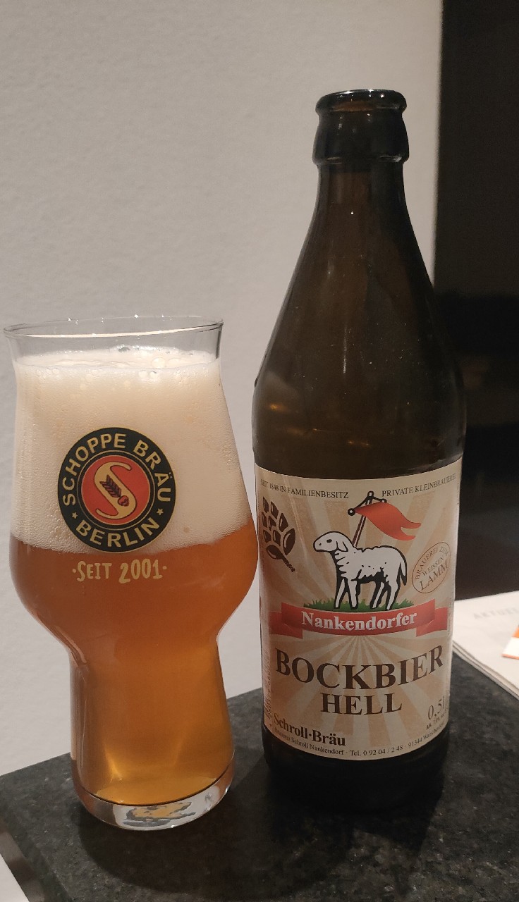 nankendorfer bockbier hell, Brauerei Schroll