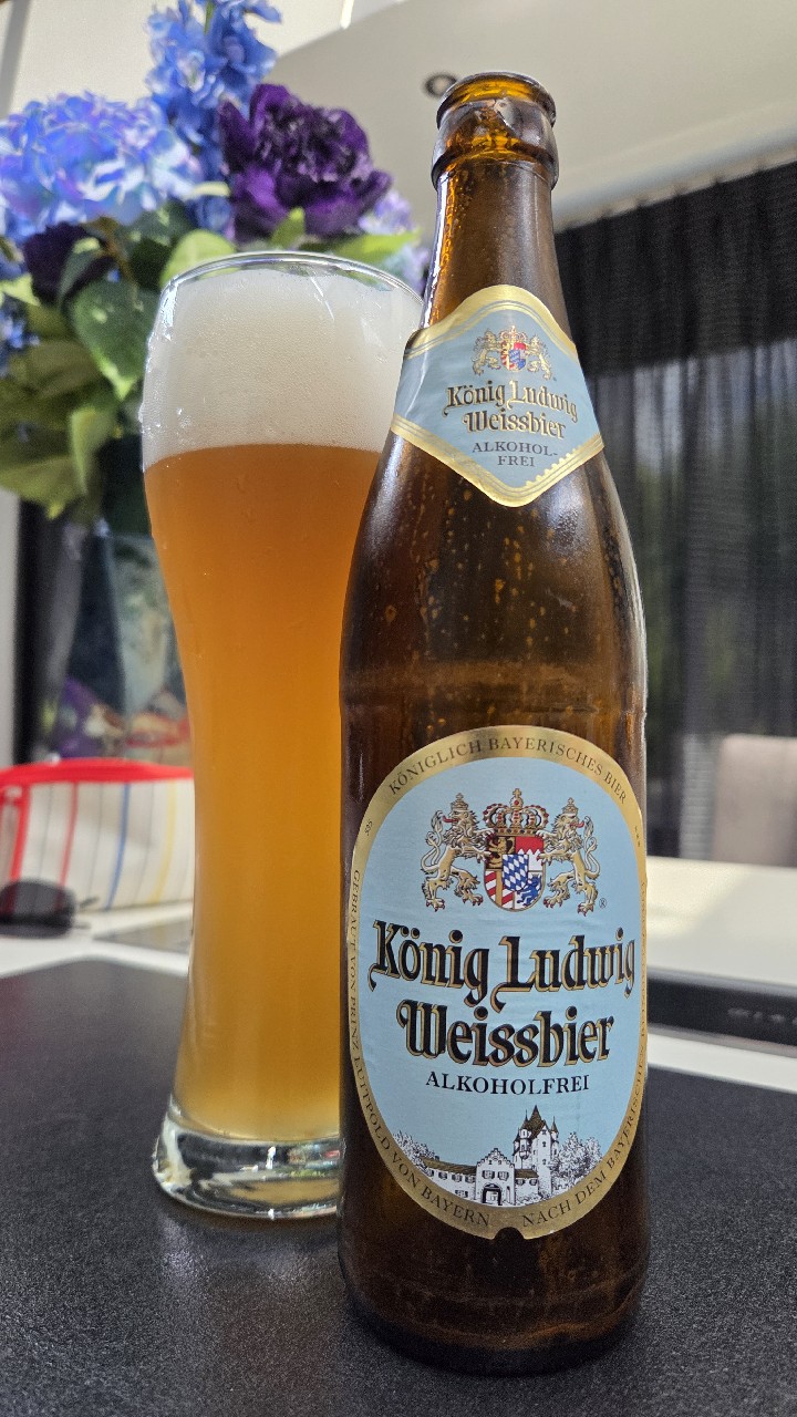 König Ludwig Weissbier Alkoholfrei, König Ludwig Schlossbrauerei Kaltenberg (Warsteiner)