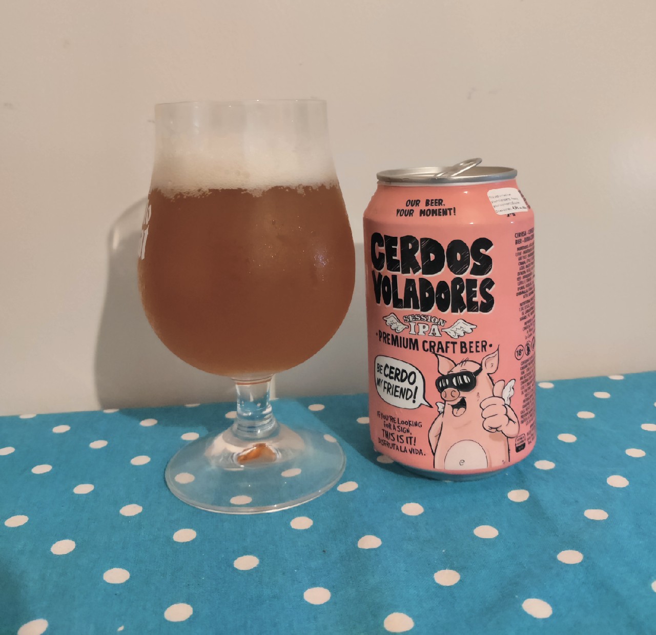 Cerdos Voladores Session IPA, Spain