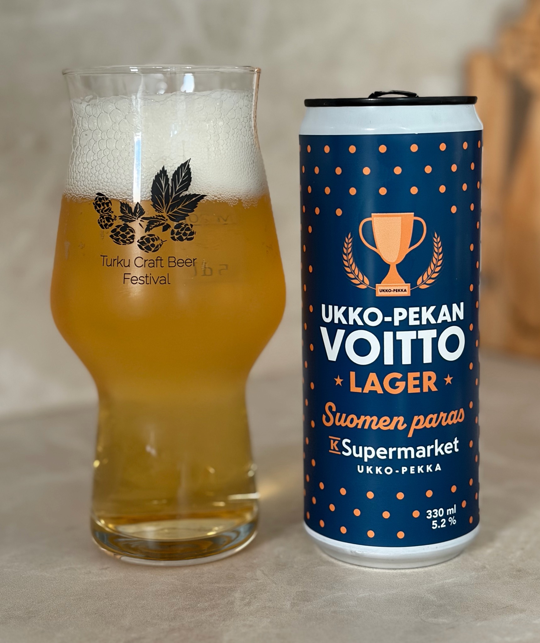 Ukko-pekan voitto lager, Finland