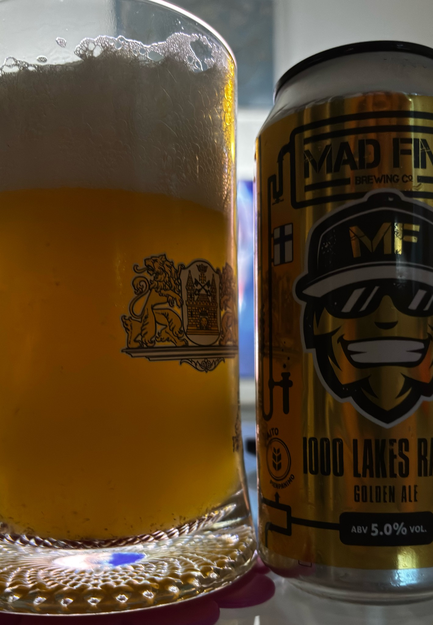 Mosaic Lager, Mad Finn Brewing Co