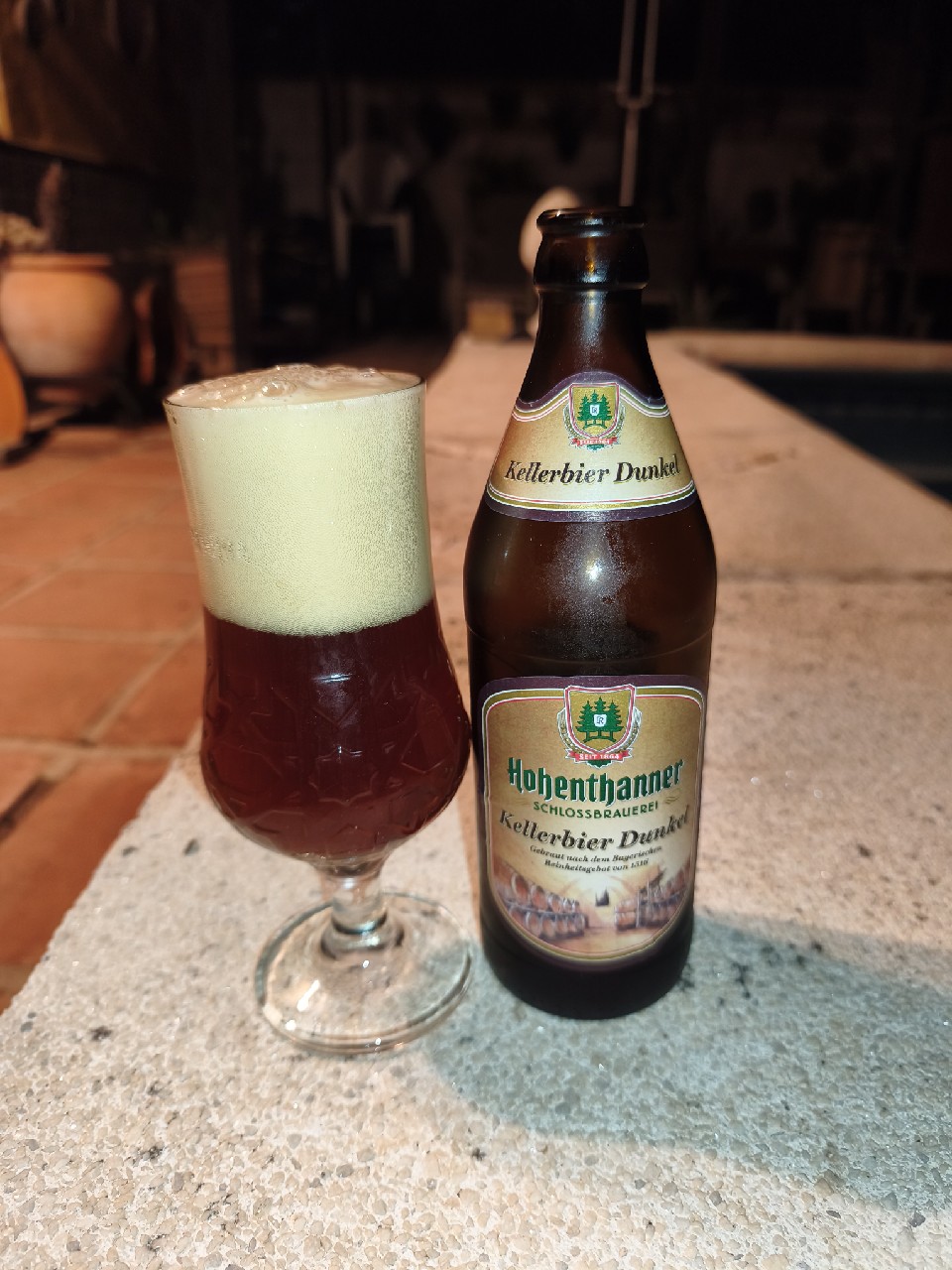 Kellerbier Dunkel, Hohenthanner Schlossbrauerei