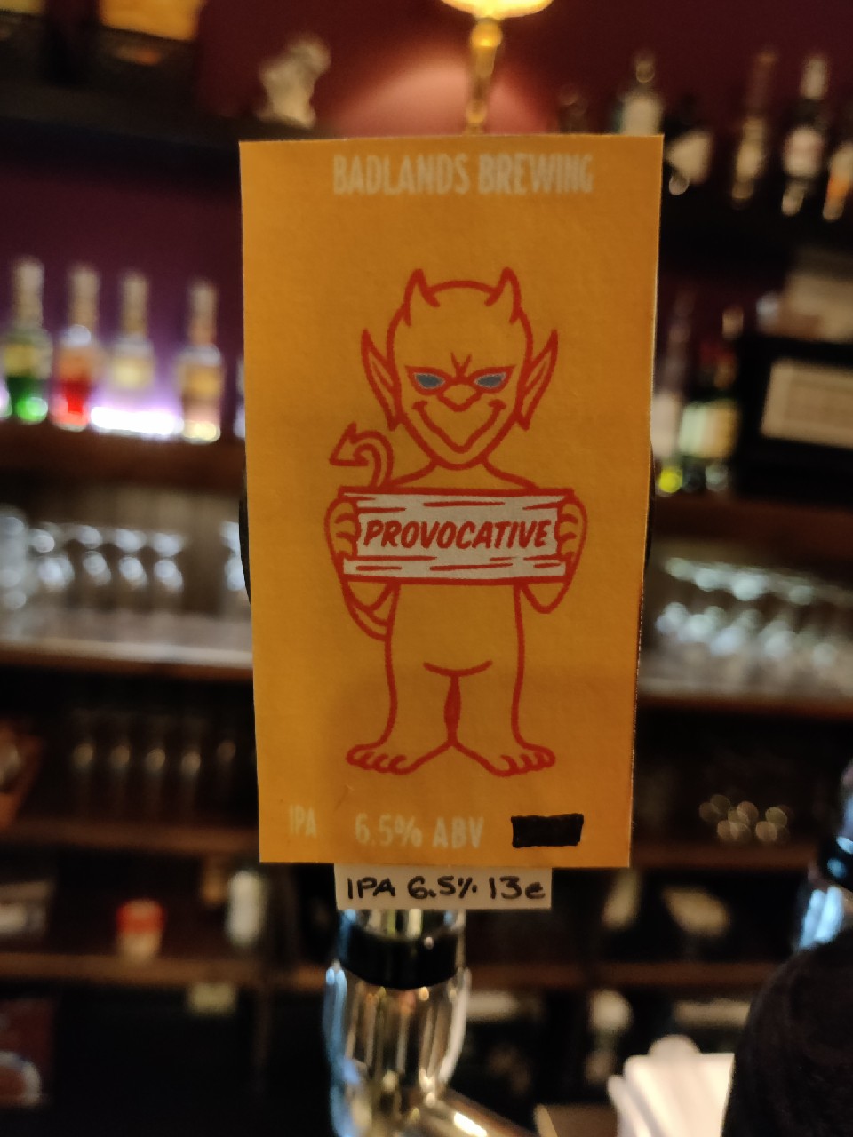 Provocative, Badlands Brewing Company