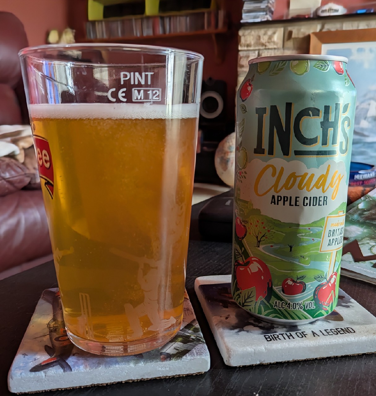Inch's Cloudy Apple Cider, Bulmers Cider (Heineken)