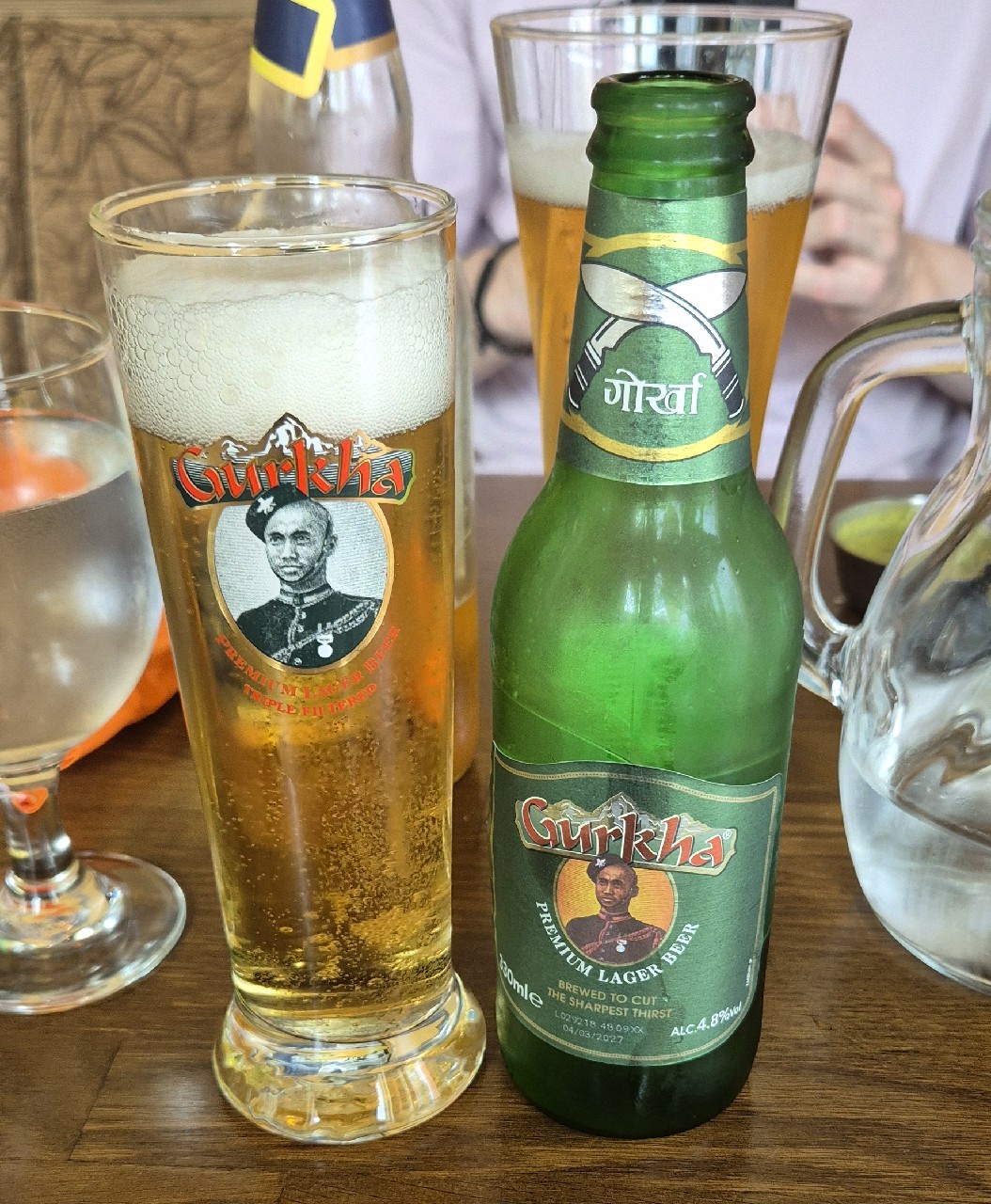 Gurkha Premium Lager Beer, England