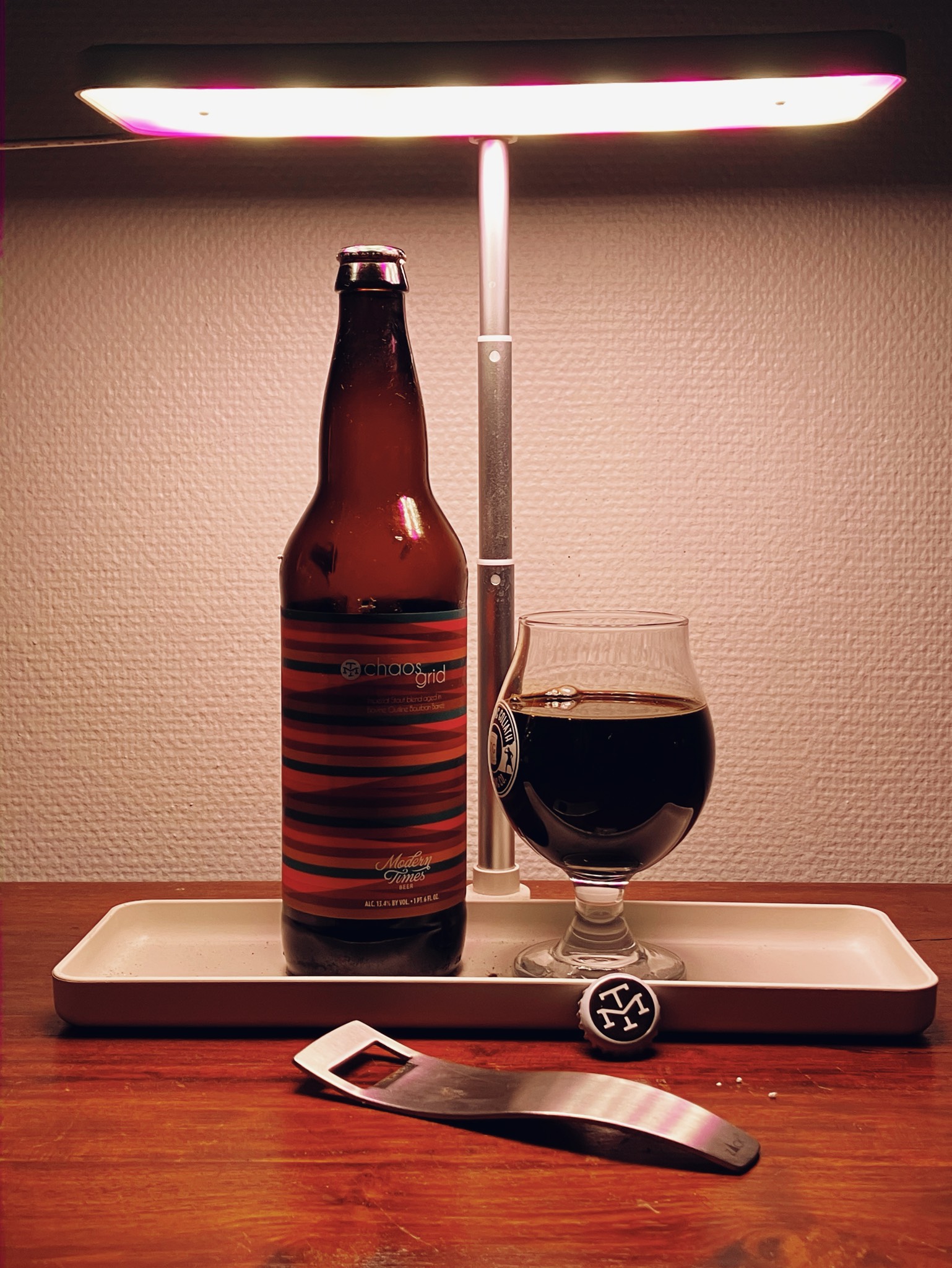 Chaos Grid: Aged In Bovine Outline Barrels (2023), Modern Times Beer