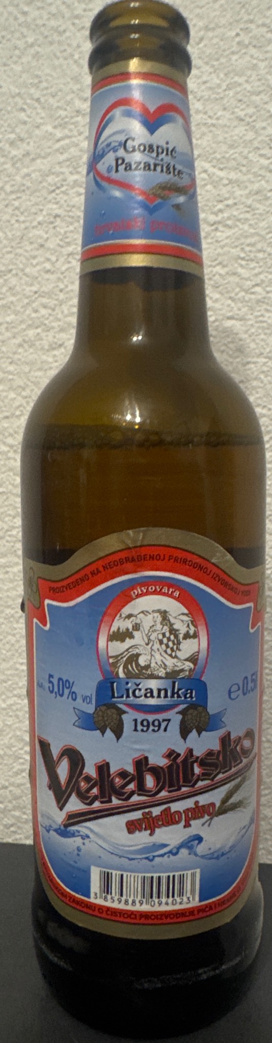 Velebitsko Svijetlo Pivo, Pivovara Ličanka