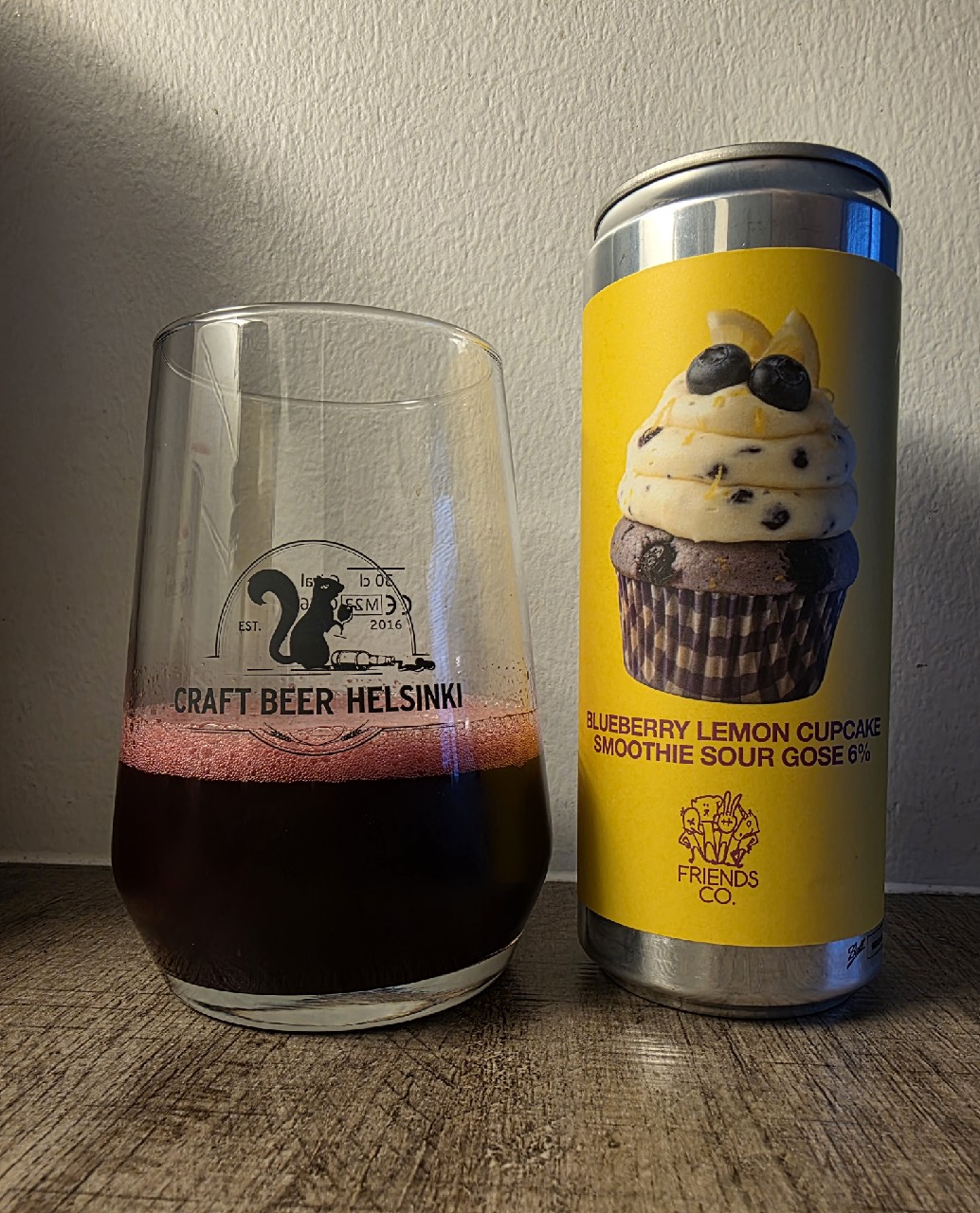 Blueberry Lemon Cupcake Smoothie Sour Gose, Sweden