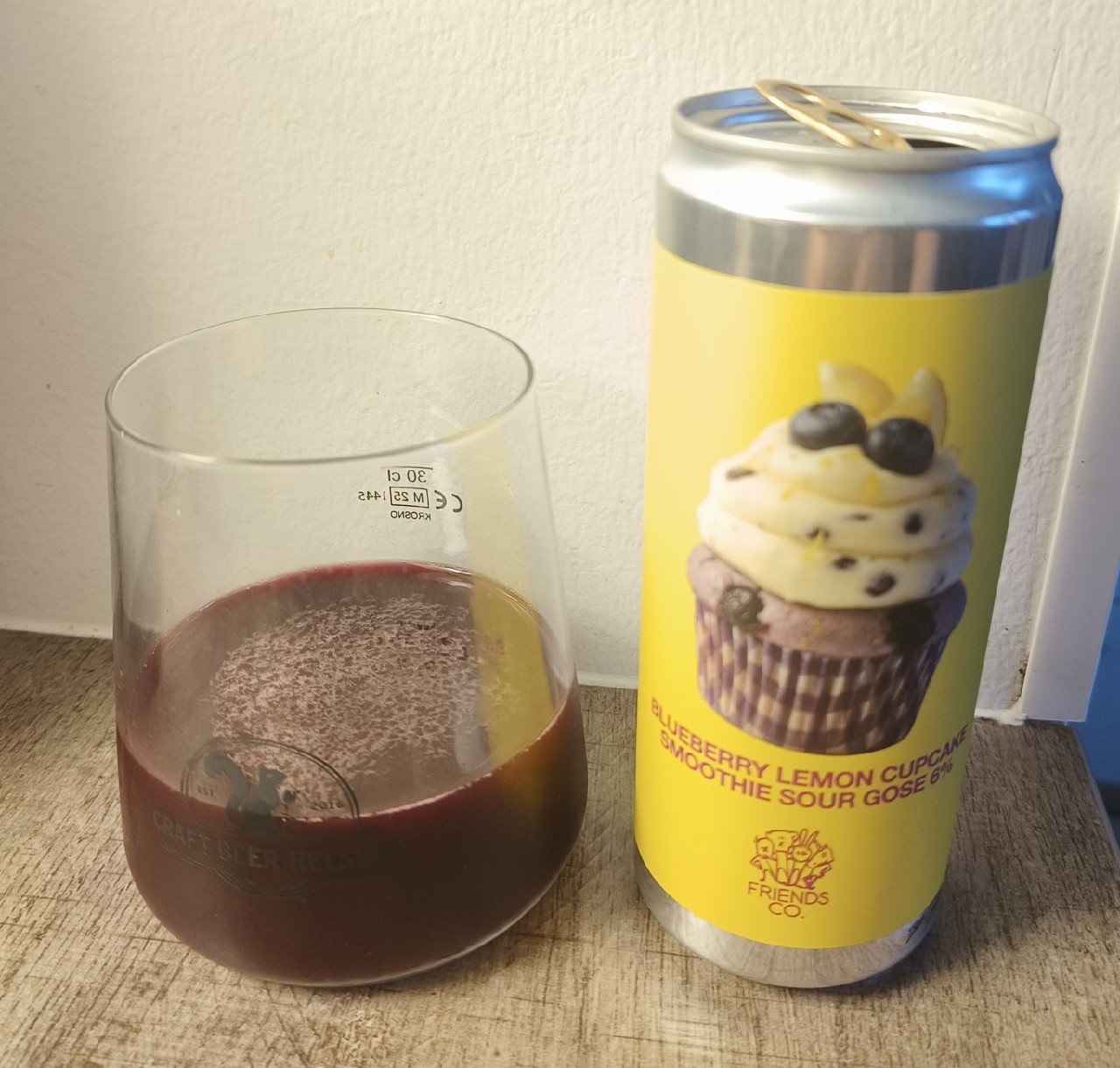 Blueberry Lemon Cupcake Smoothie Sour Gose, Sweden