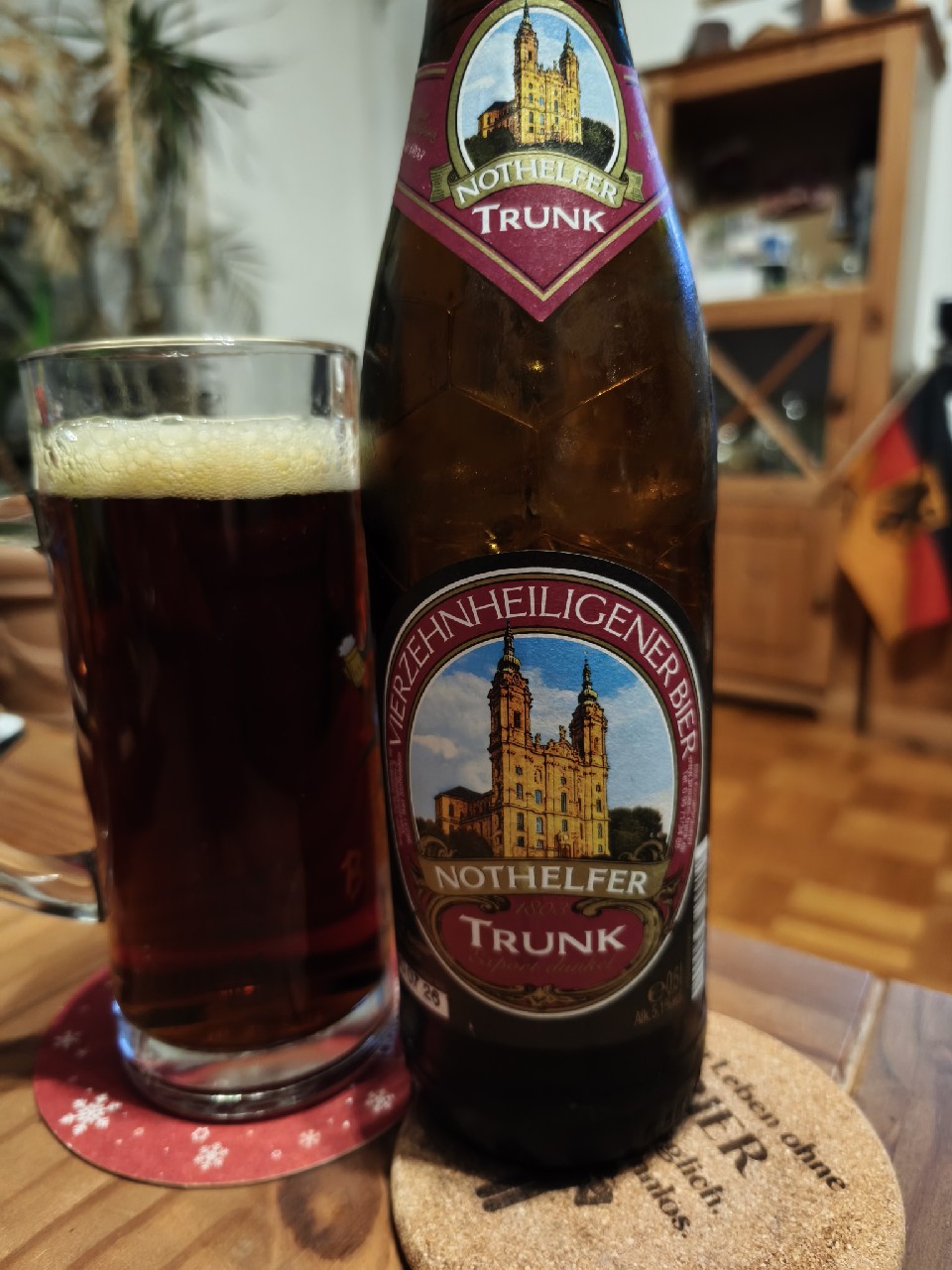Nothelfer Trunk Dunkel, Alte Klosterbrauerei Vierzehnheiligen Brauerei Trunk