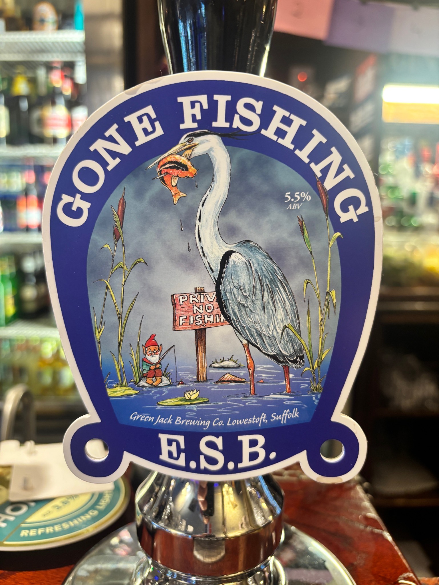 Gone Fishing, Green Jack Brewery