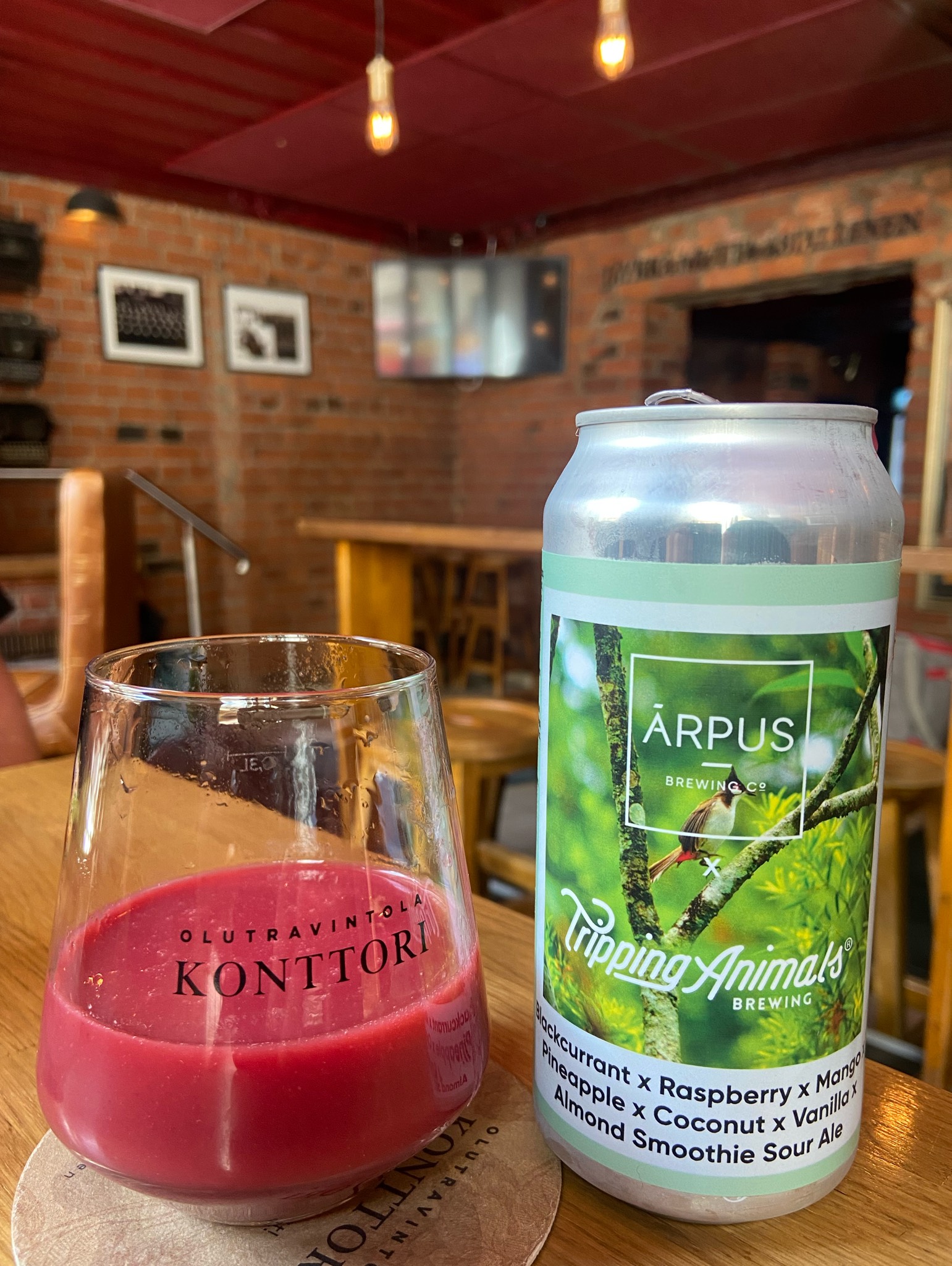 Blackcurrant x Raspberry x Mango x Pineapple x Coconut x Vanilla x Almond Smoothie Sour Ale, Latvia