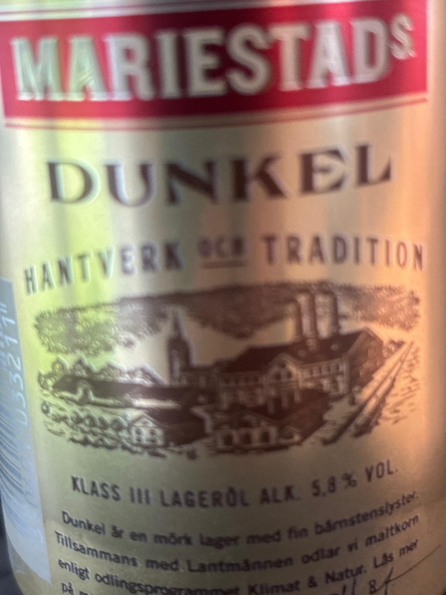 Mariestads Dunkel, Sweden