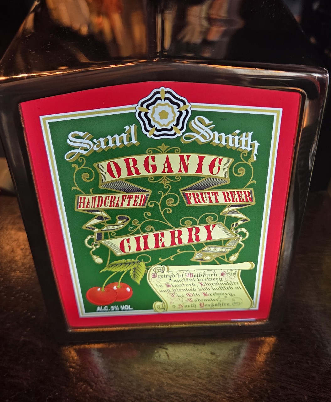 Organic Cherry Ale, Samuel Smith Old Brewery