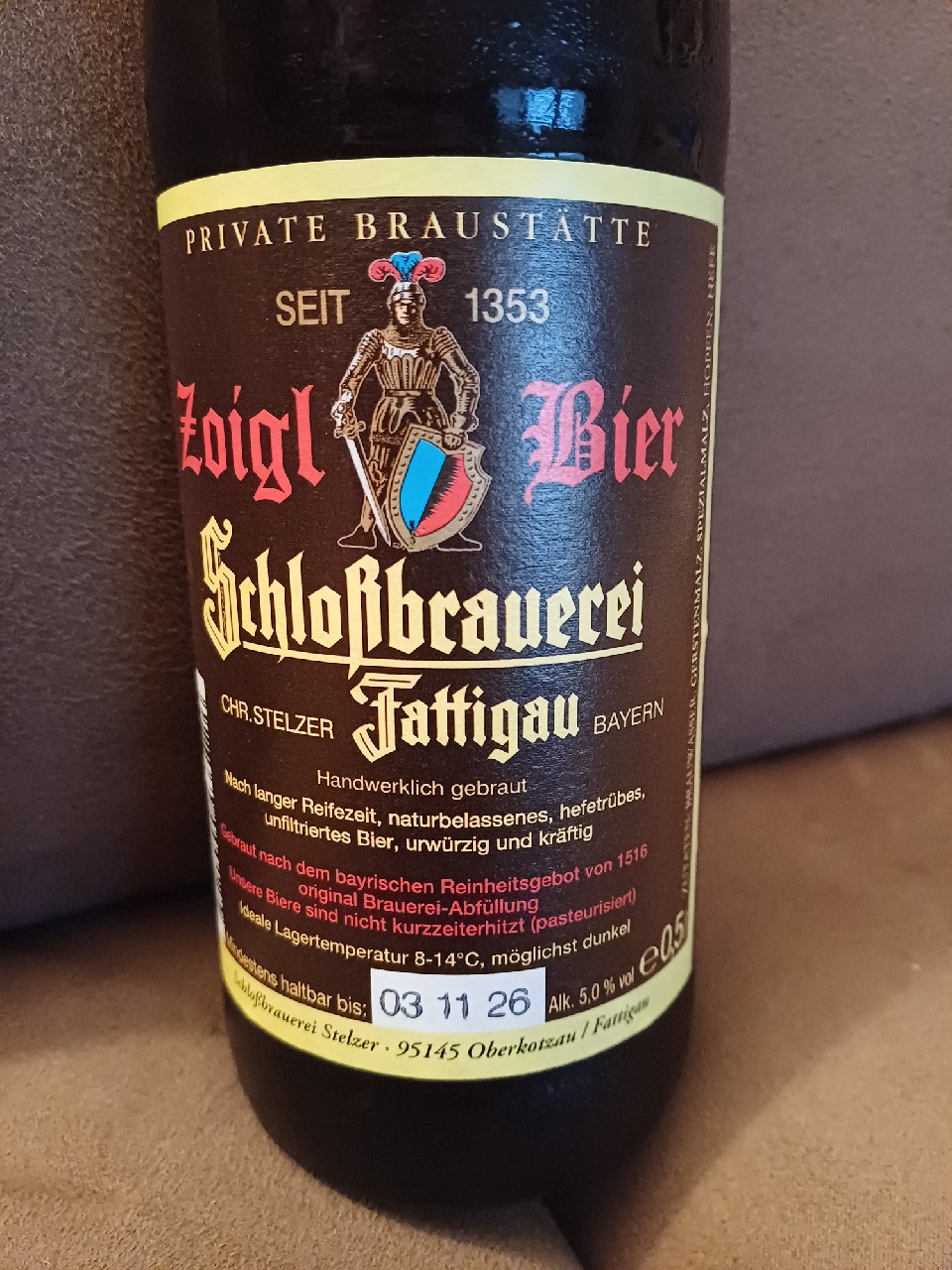 Zoigl Bier, Schlossbrauerei Fattigau