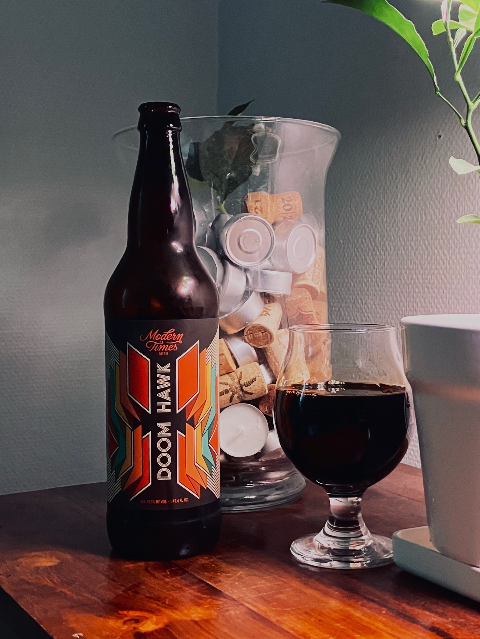 Doom Hawk Aged In Schmanahan's Whiskey Barrels, Modern Times Beer