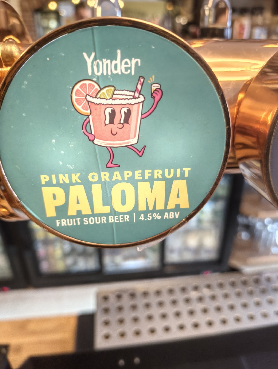 Pink Grapefruit Paloma, Yonder Brewing