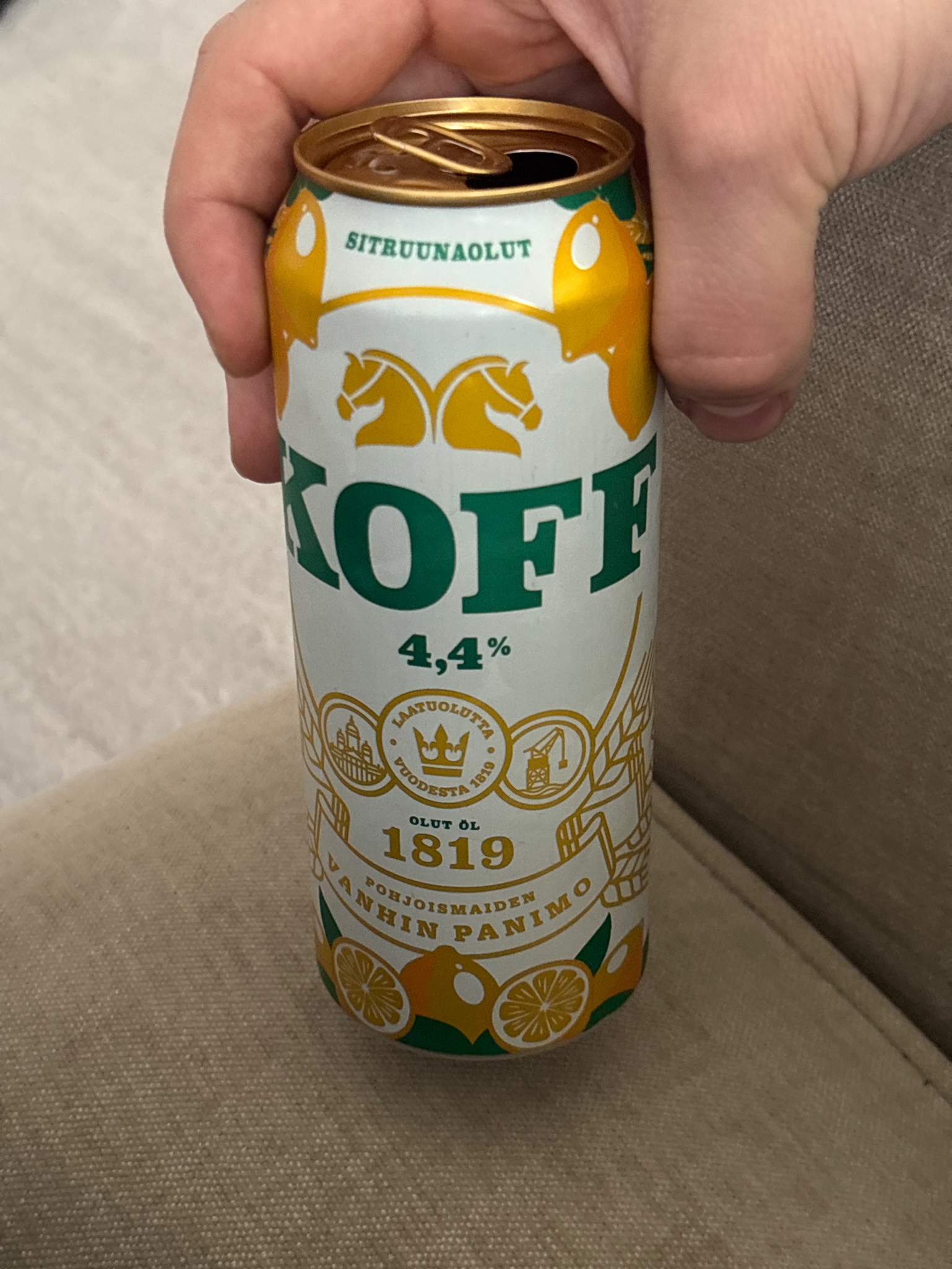 KOFF Sitruunaolut, Finland