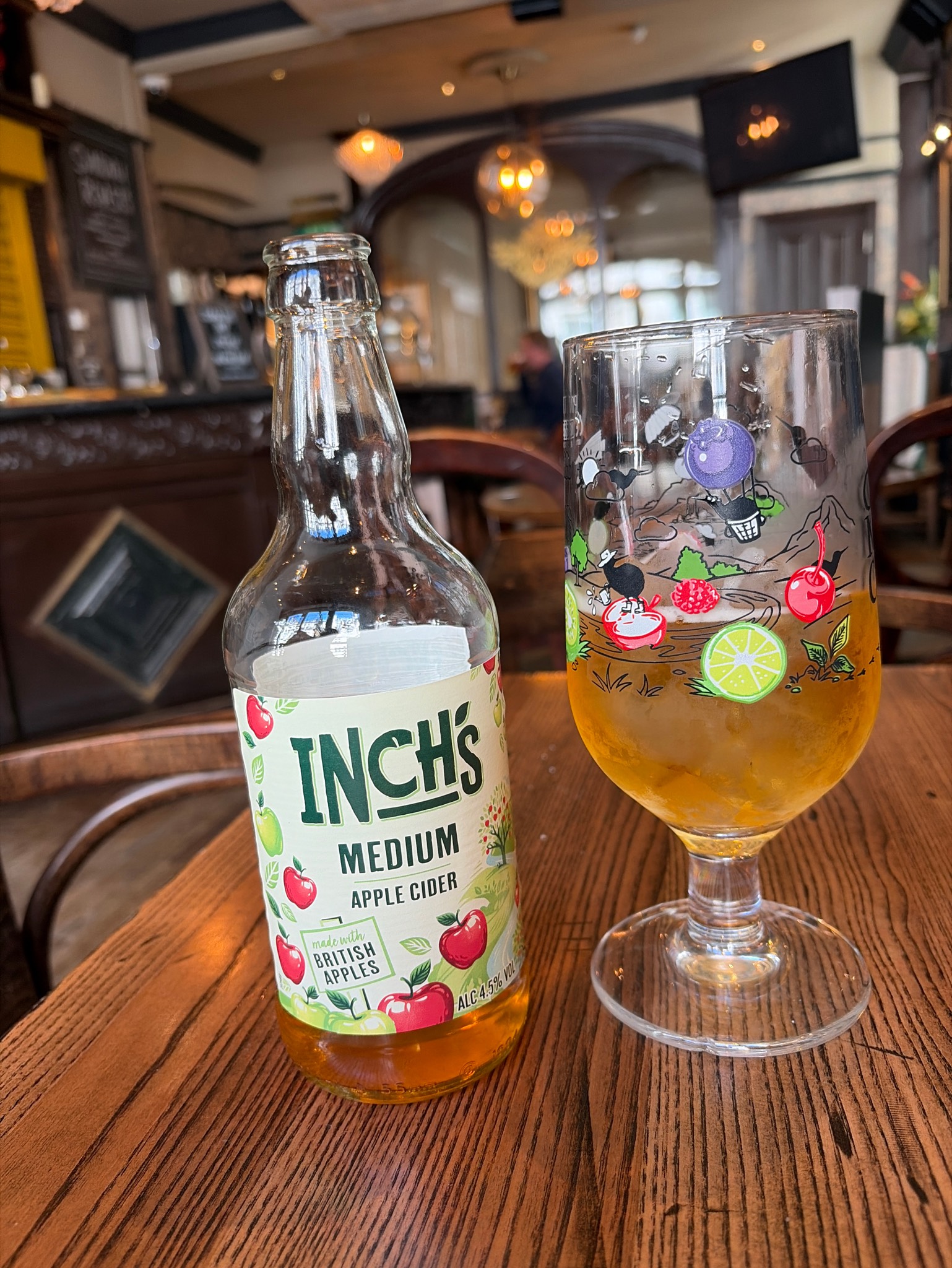 Inch's Medium Apple Cider, Bulmers Cider (Heineken)