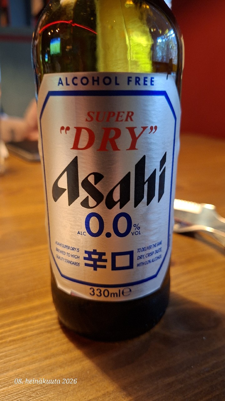 Asahi Super Dry 0.0%, Japan