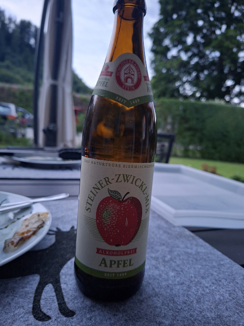 Apfel Zwickl-Mix alkoholfrei, Schlossbrauerei Stein
