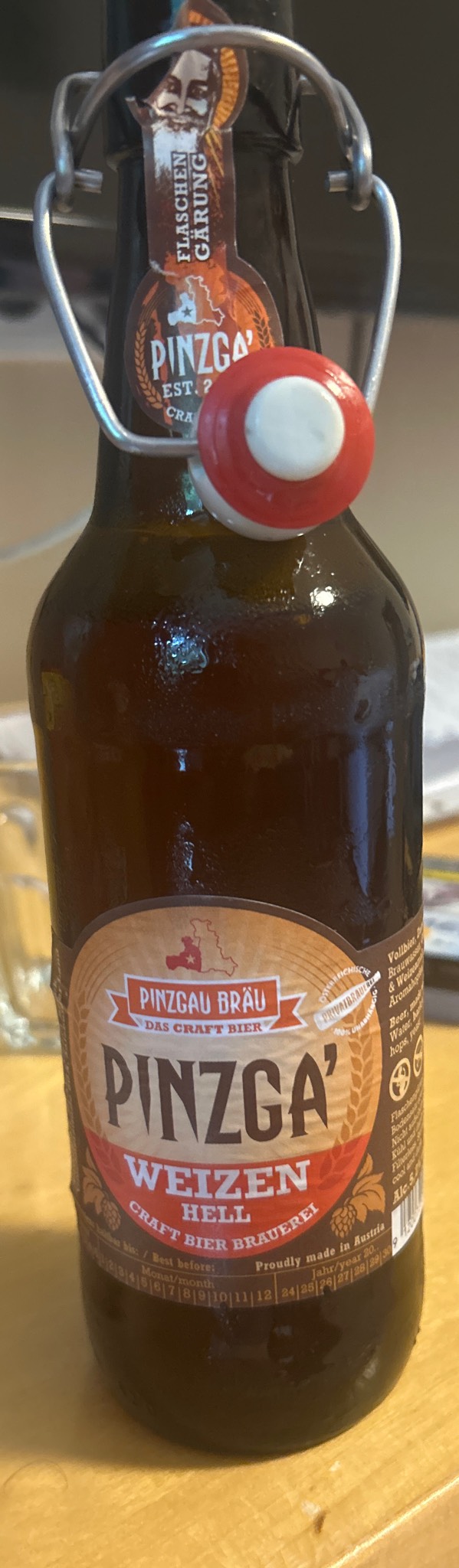 Pinzgau Bräu Weizen Hell, Pinzgau Bräu
