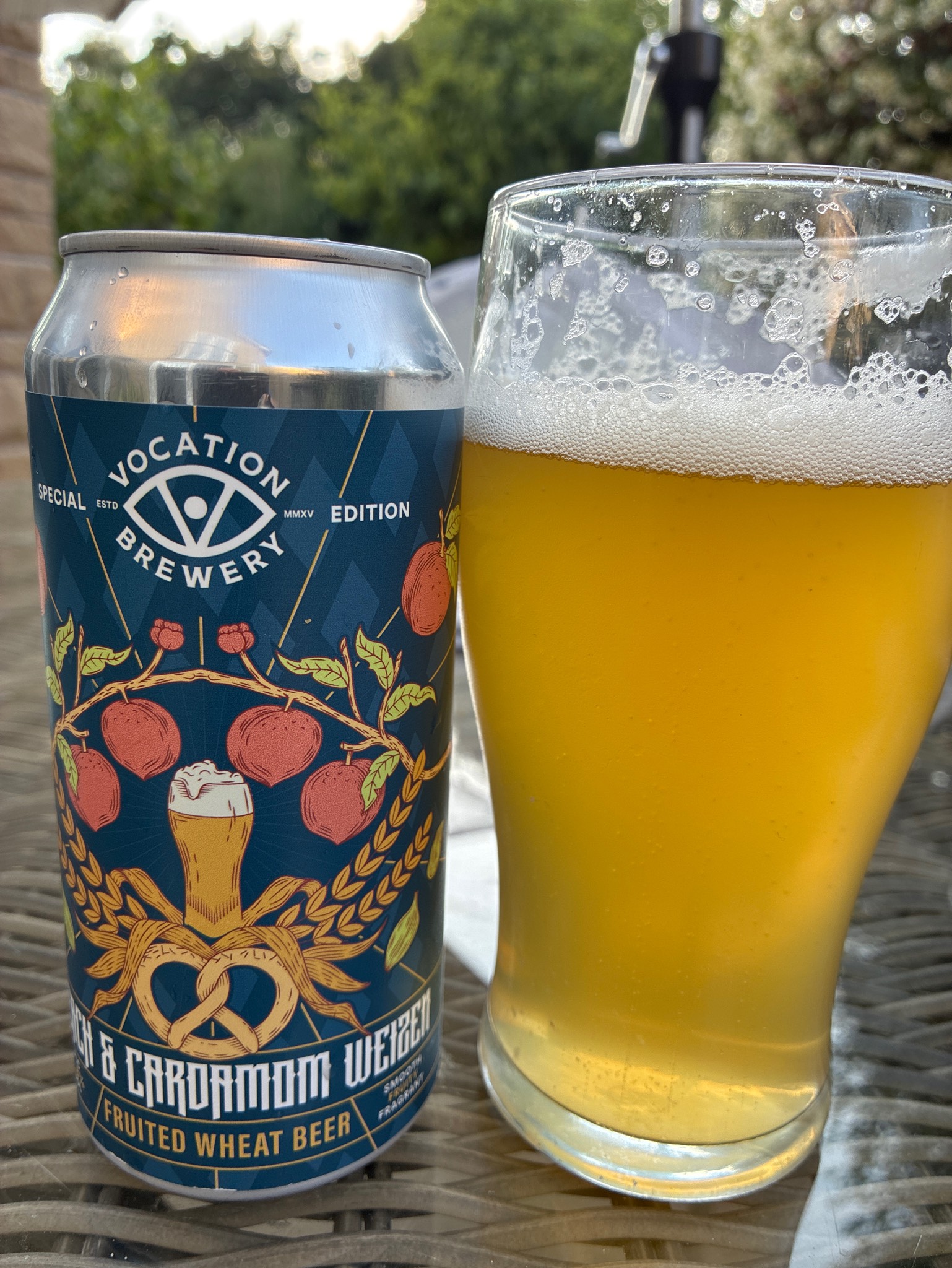 Peach and cardamom, England
